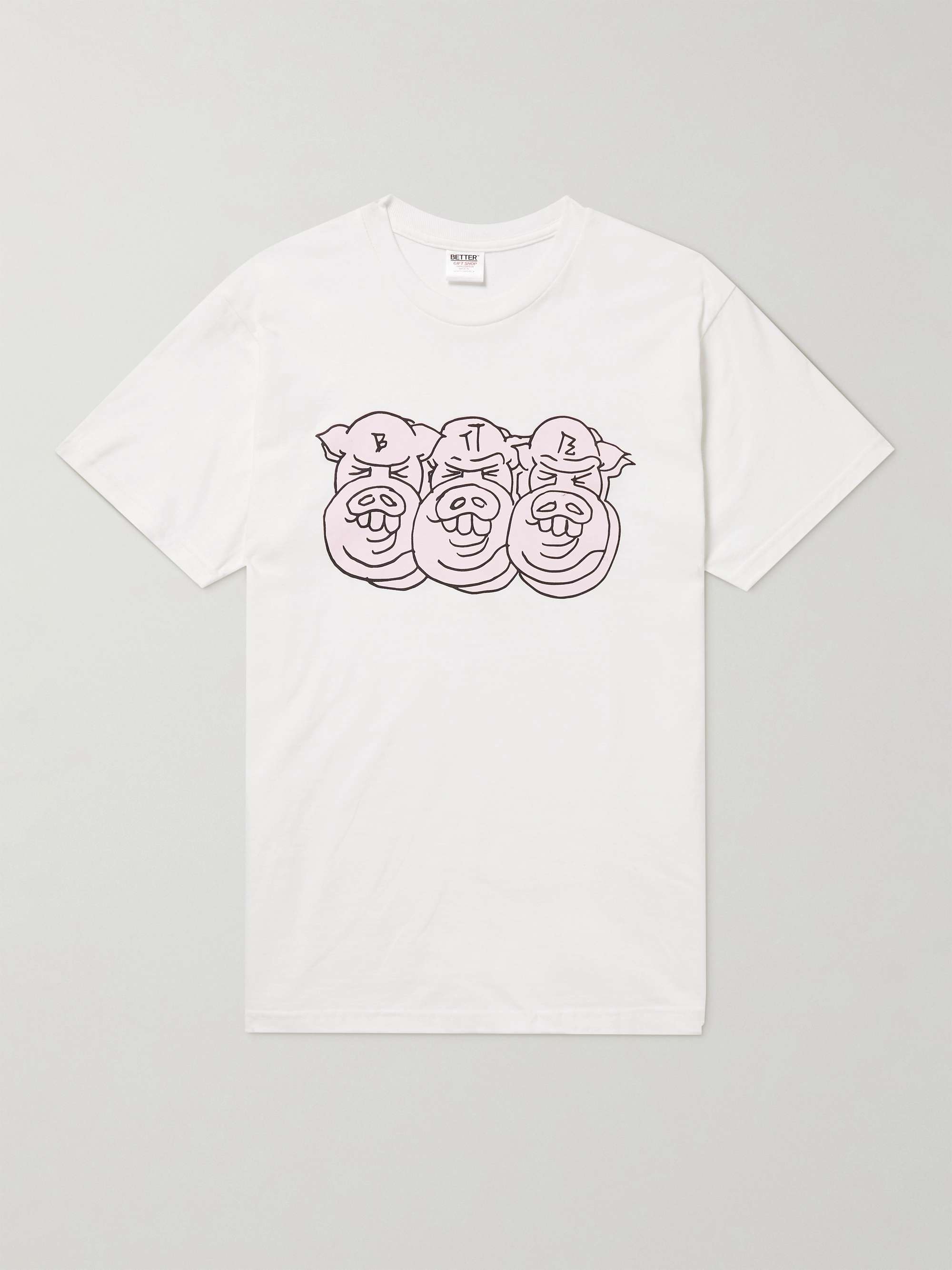 BETTER GIFT SHOP + JAFAR Printed Cotton-Jersey T-Shirt