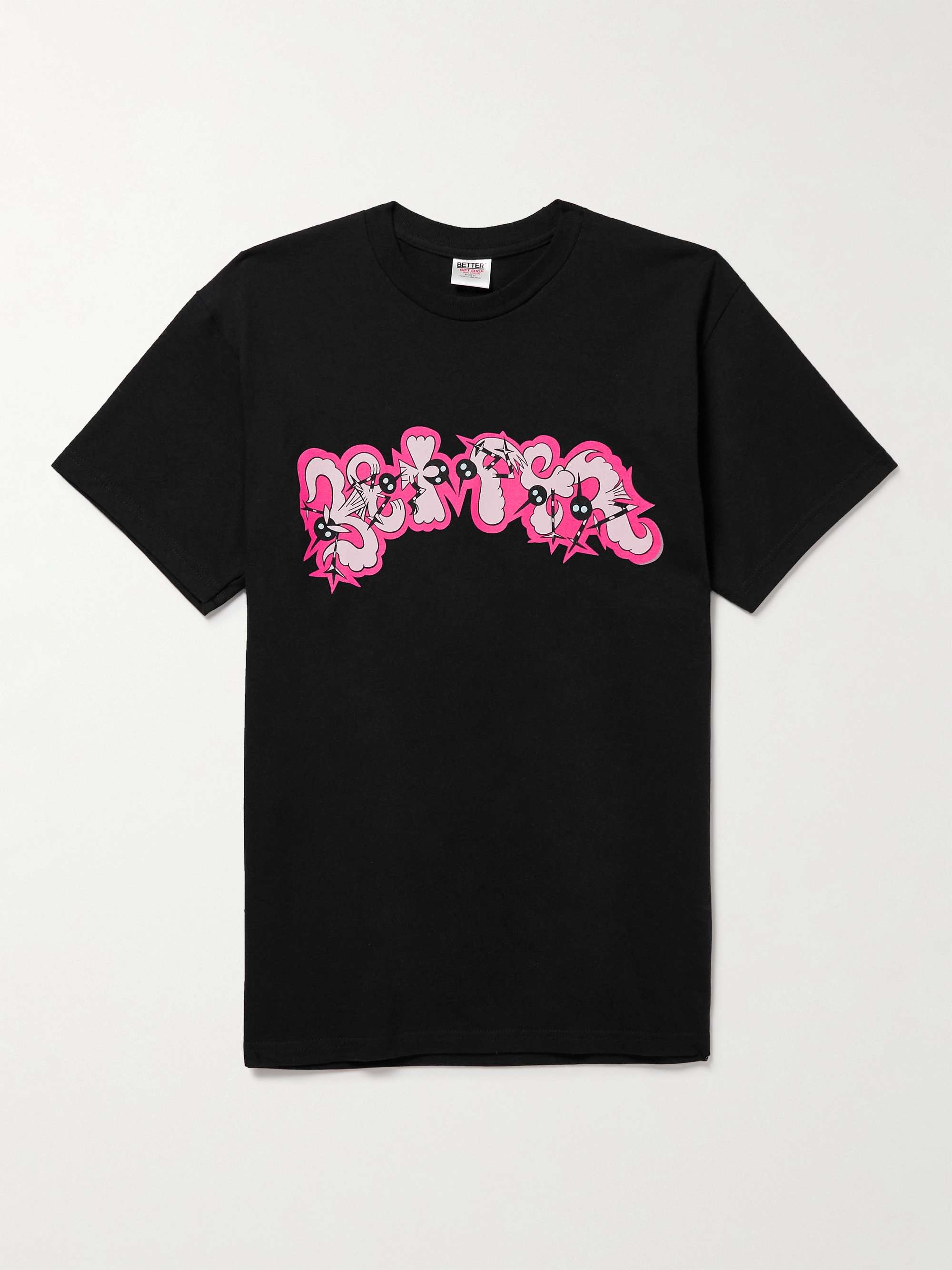 BETTER GIFT SHOP + Chris Lux Logo-Print Cotton Jersey T-shirt