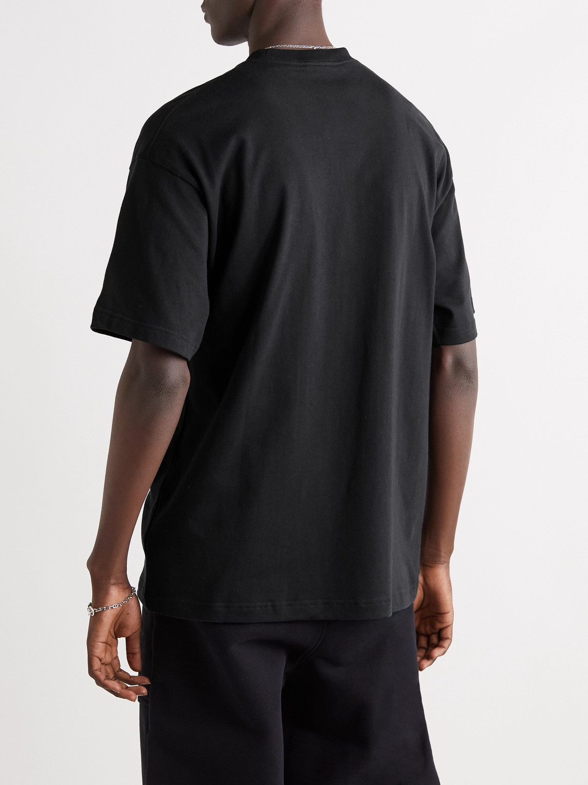 NIKE NRG LOGO-EMBROIDERED COTTON-JERSEY T-SHIRT 