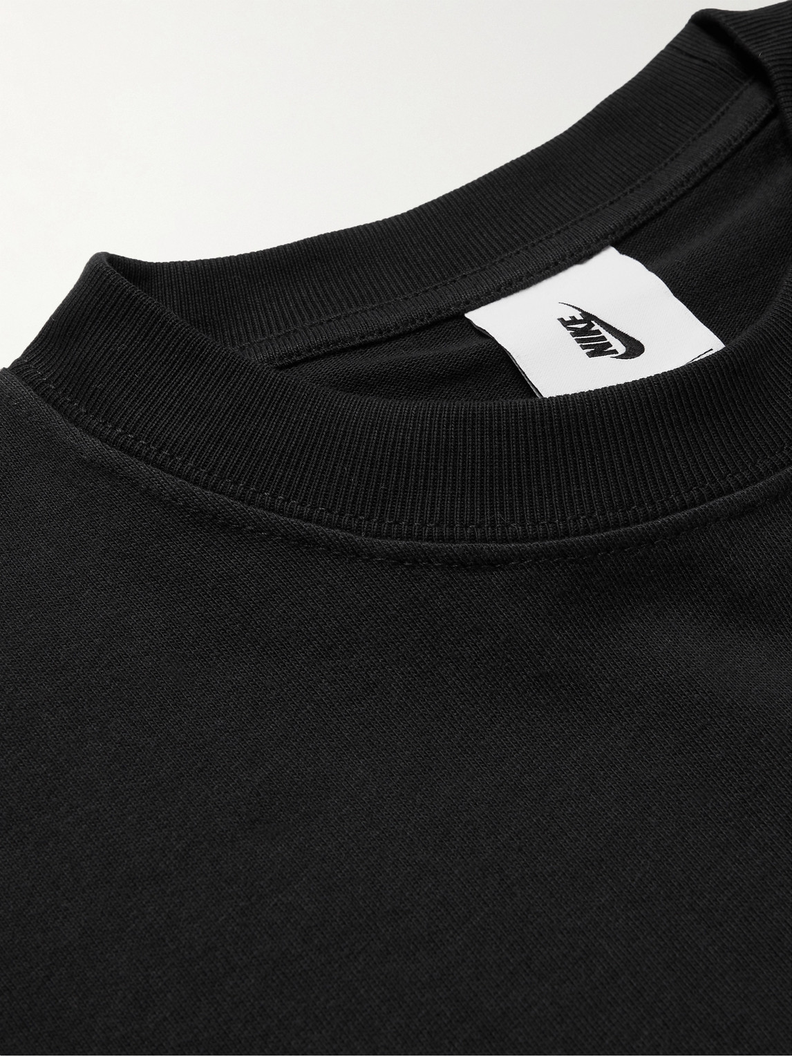 NIKE NRG LOGO-EMBROIDERED COTTON-JERSEY T-SHIRT 