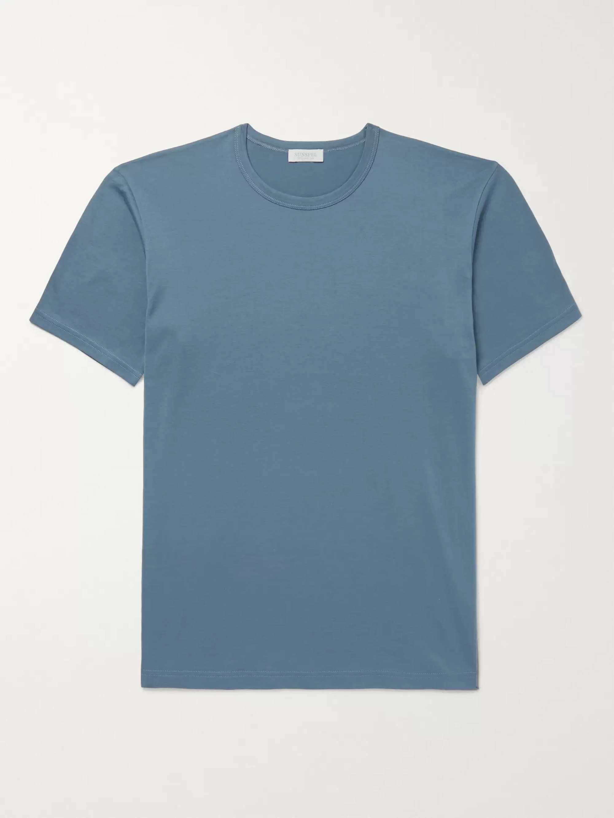 SUNSPEL Slim-Fit Cotton-Jersey T-Shirt