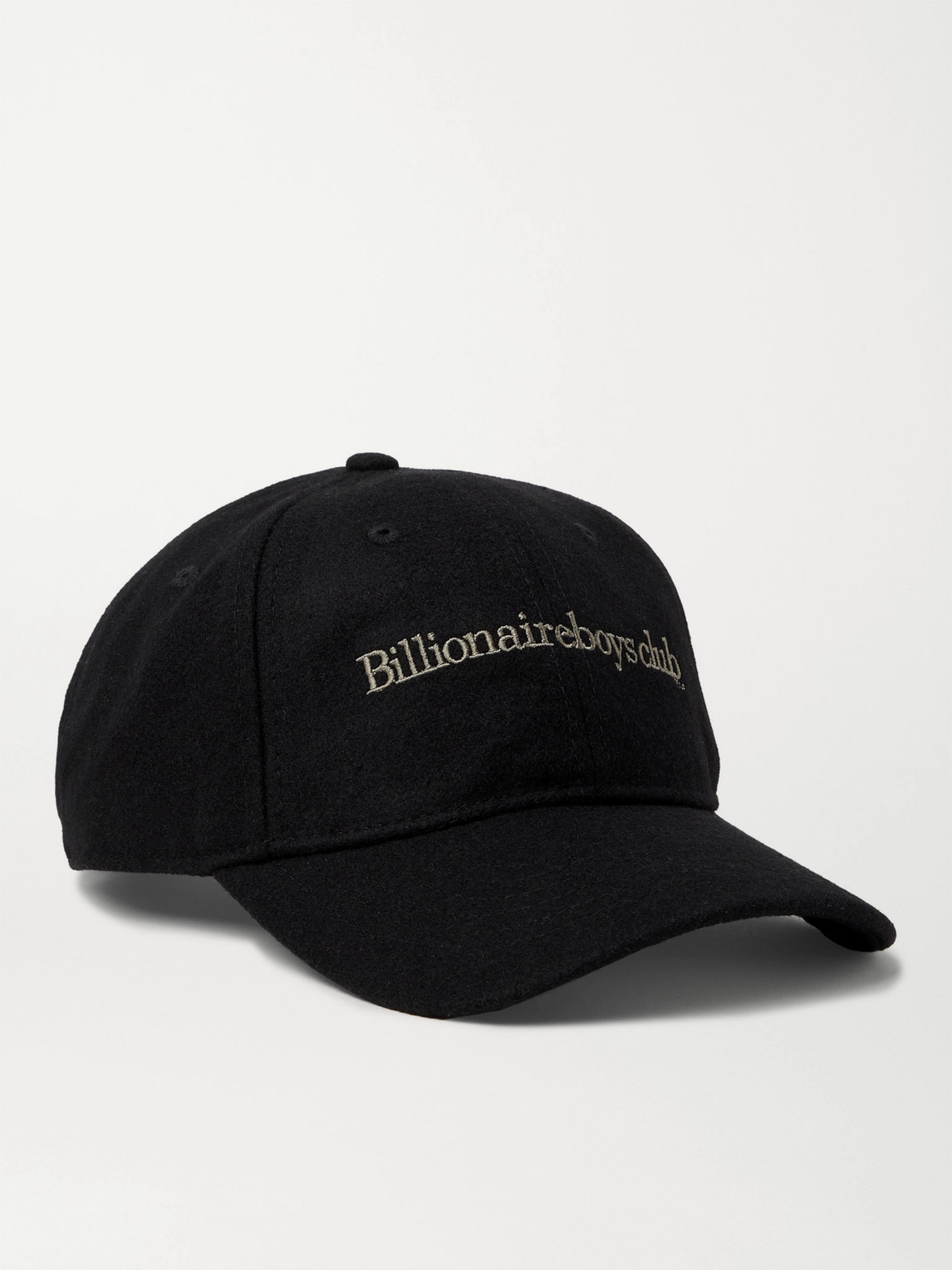 BILLIONAIRE BOYS CLUB LOGO-EMBROIDERED WOOL-BLEND BASEBALL CAP
