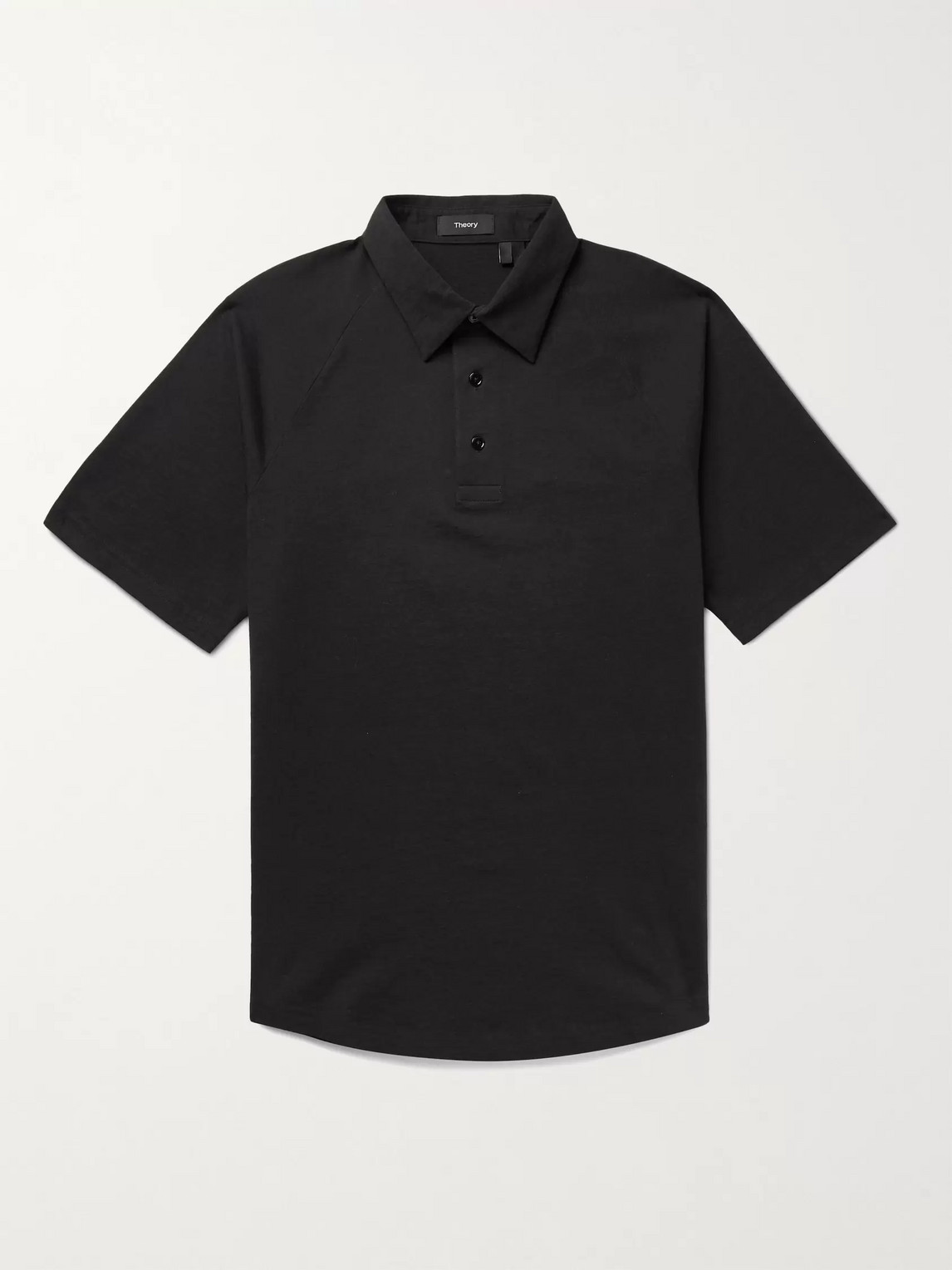 THEORY SLIM-FIT COTTON-JERSEY POLO SHIRT