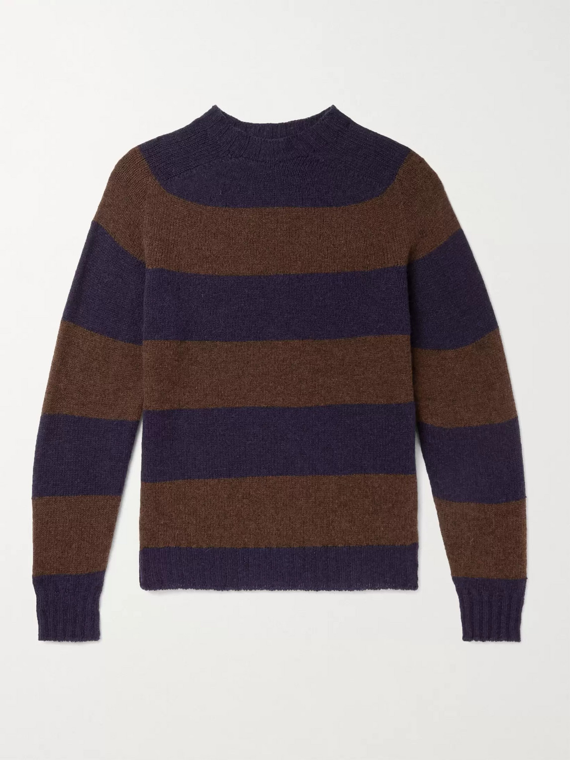 Aimé Leon Dore Drake's Striped Wool Sweater In Blue