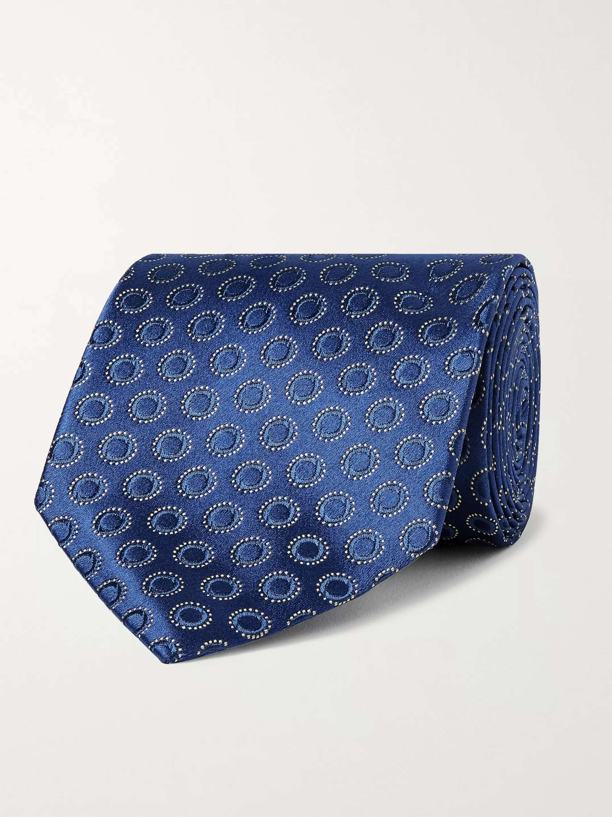 CHARVET 8.5cm Silk-Jacquard Tie