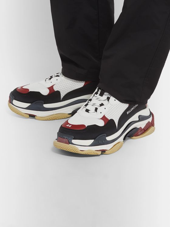 Price of New Balenciaga Triple S Trainers Black Red online