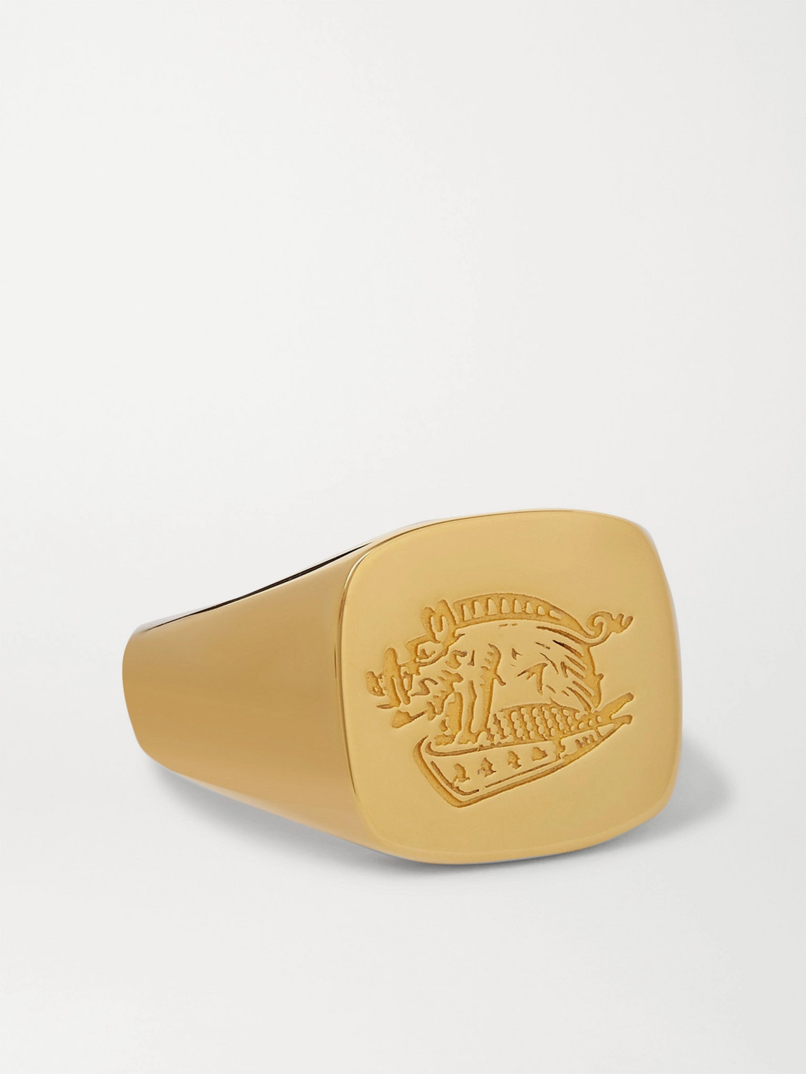 Kingsman Deakin & Francis Gold-plated Signet Ring