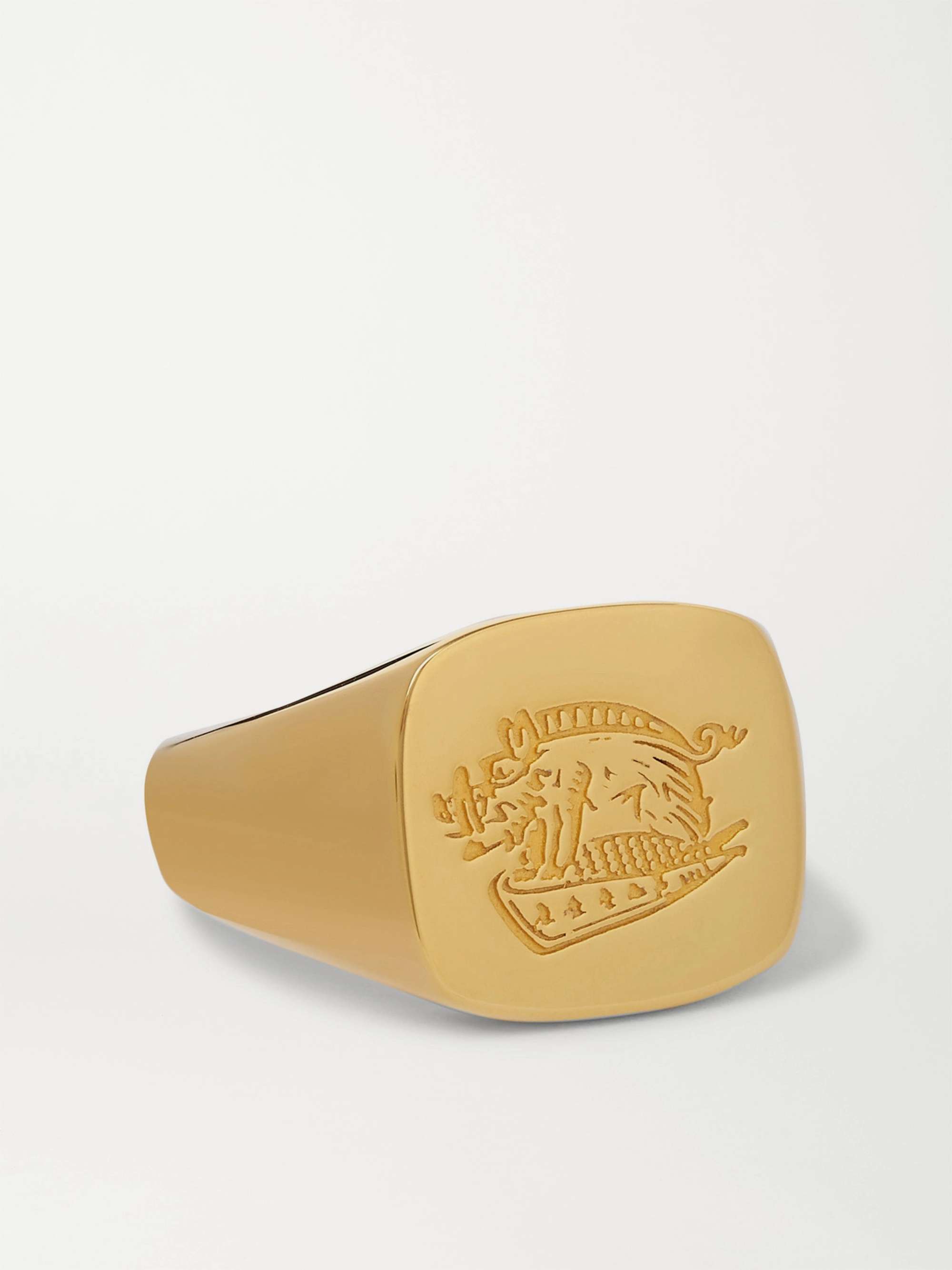 KINGSMAN + Deakin & Francis Gold-Plated Signet Ring