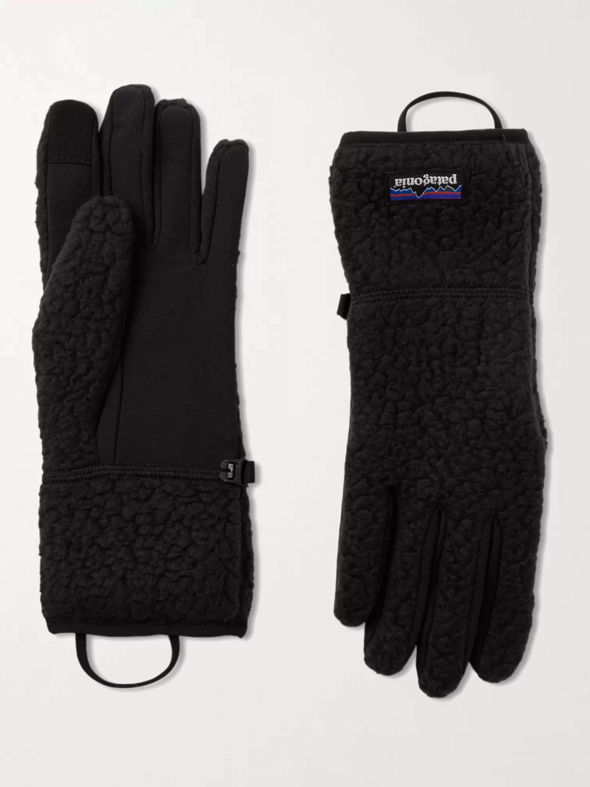 PATAGONIA Retro Pile Nylon-Panelled Polartec Fleece Gloves