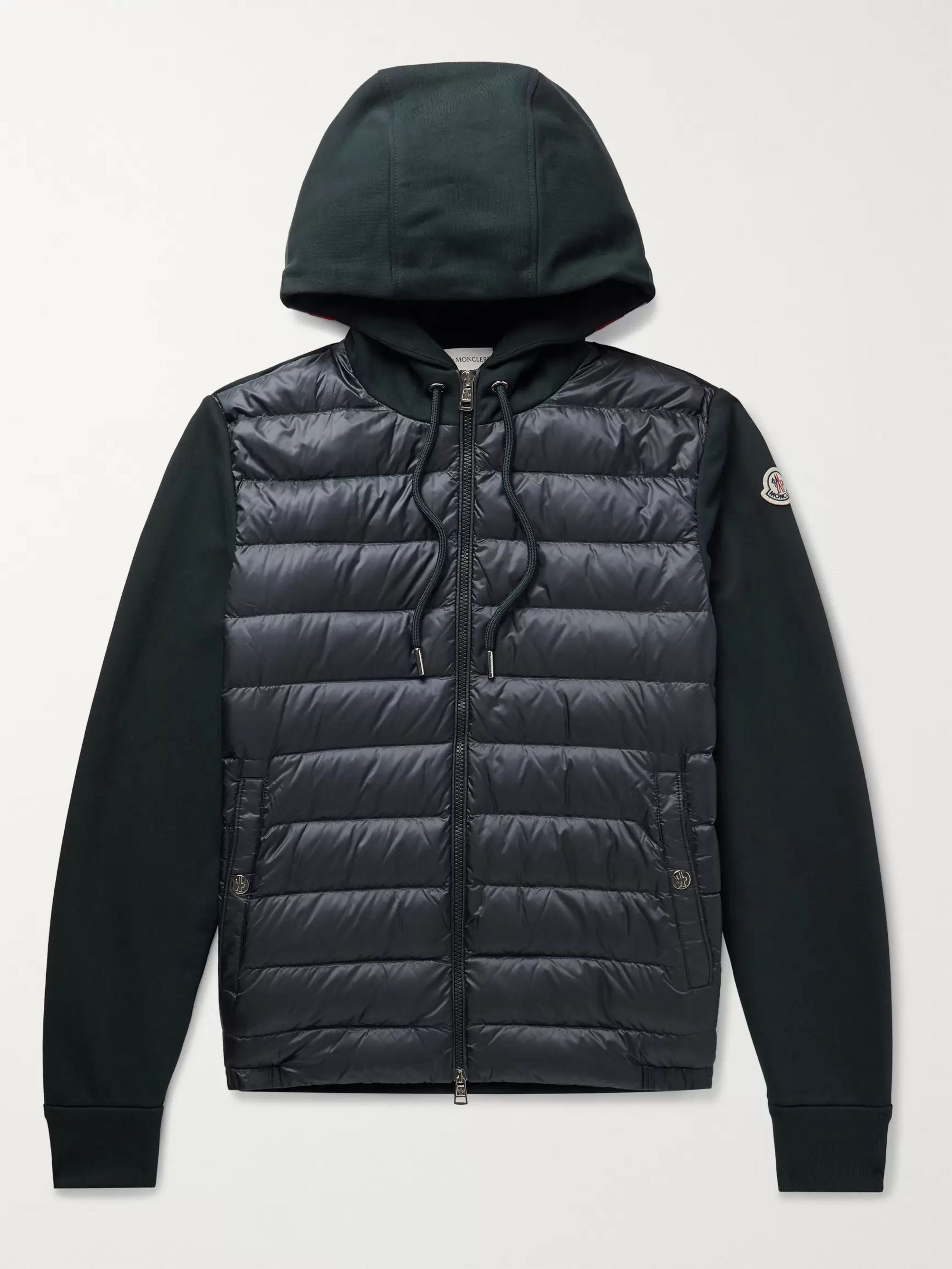 Cotton-Jersey Hooded Jacket 
