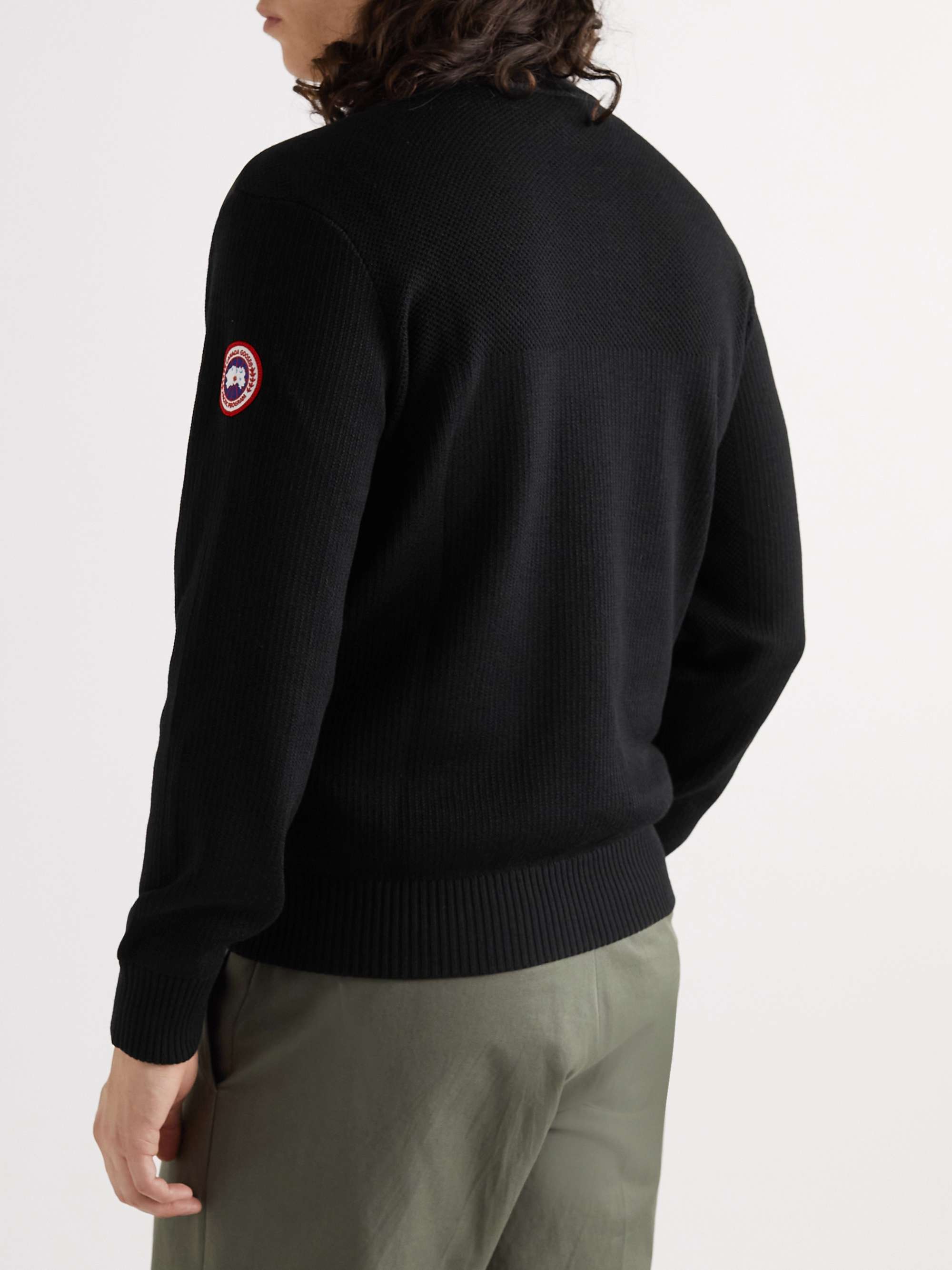 CANADA GOOSE HyBridge Slim-Fit Quilted Down Shell and Merino Wool Jacket