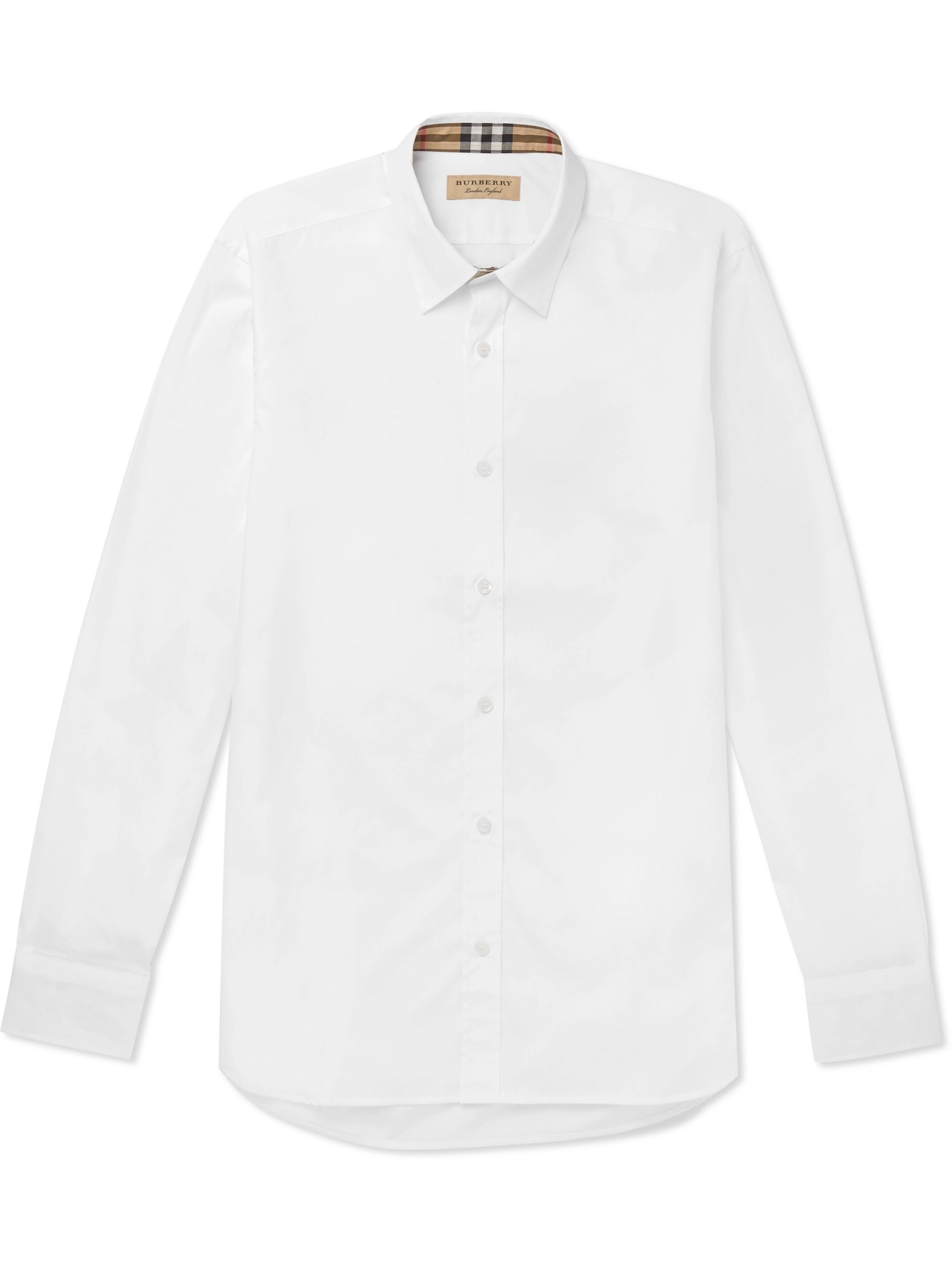 burberry shirt white