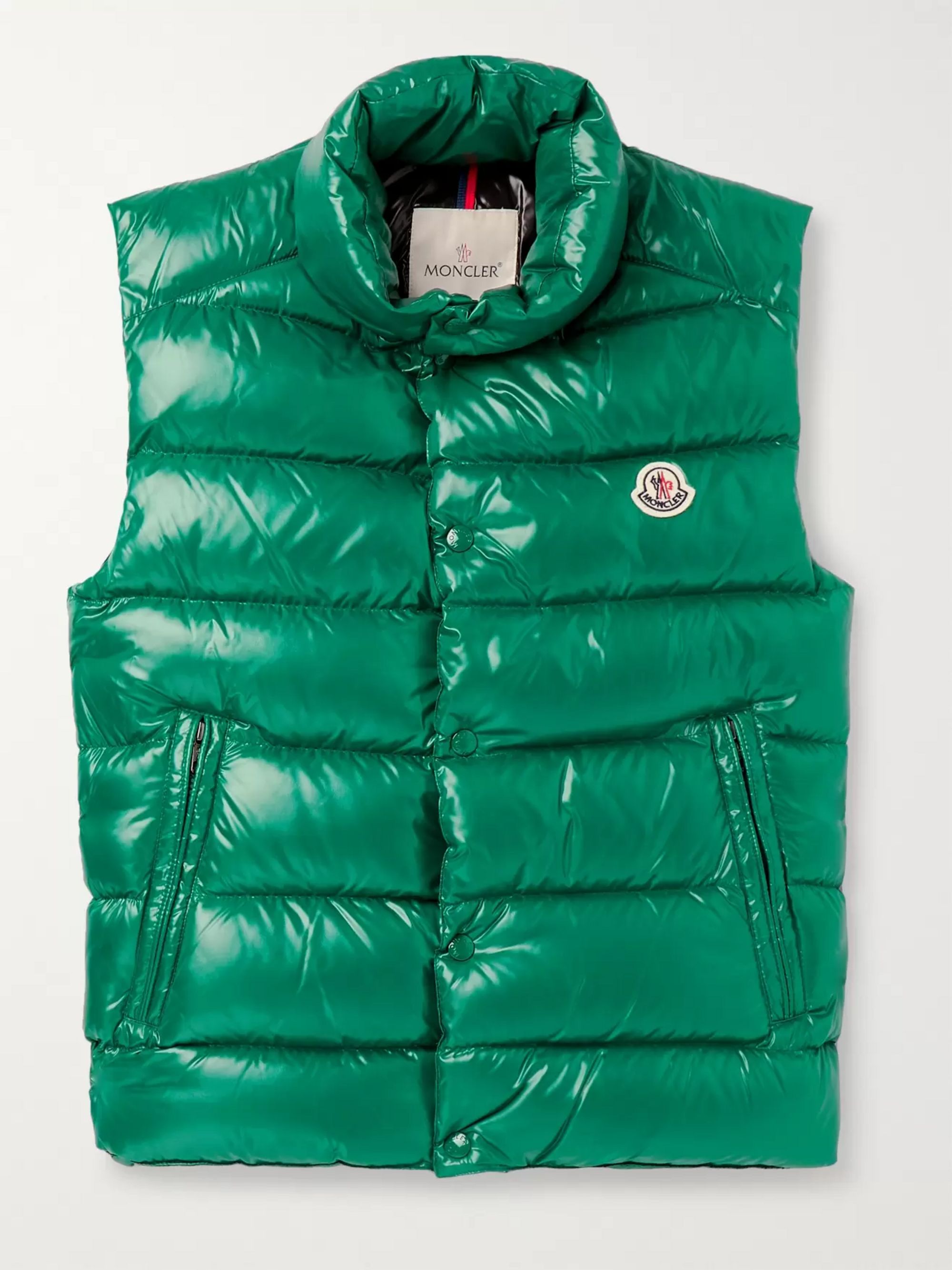 Green Tib Slim-Fit Quilted Shell Down 