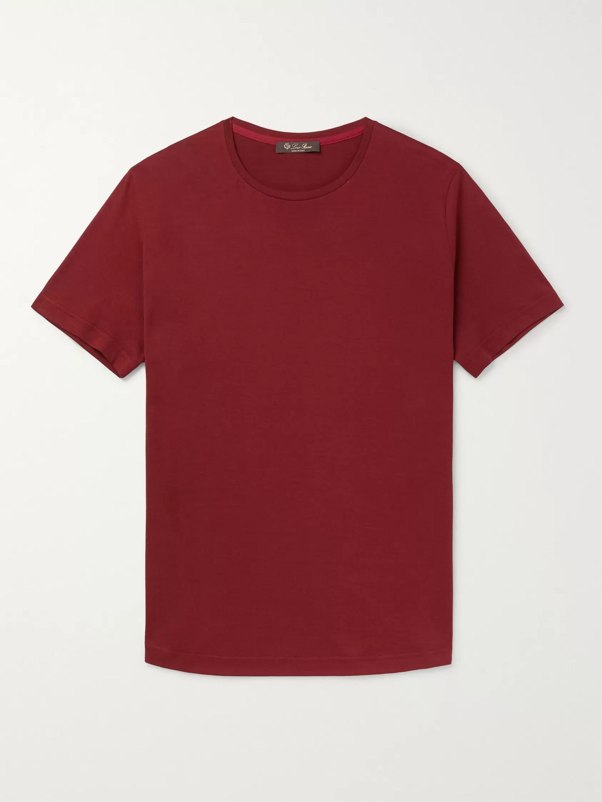 red slim fit t shirt
