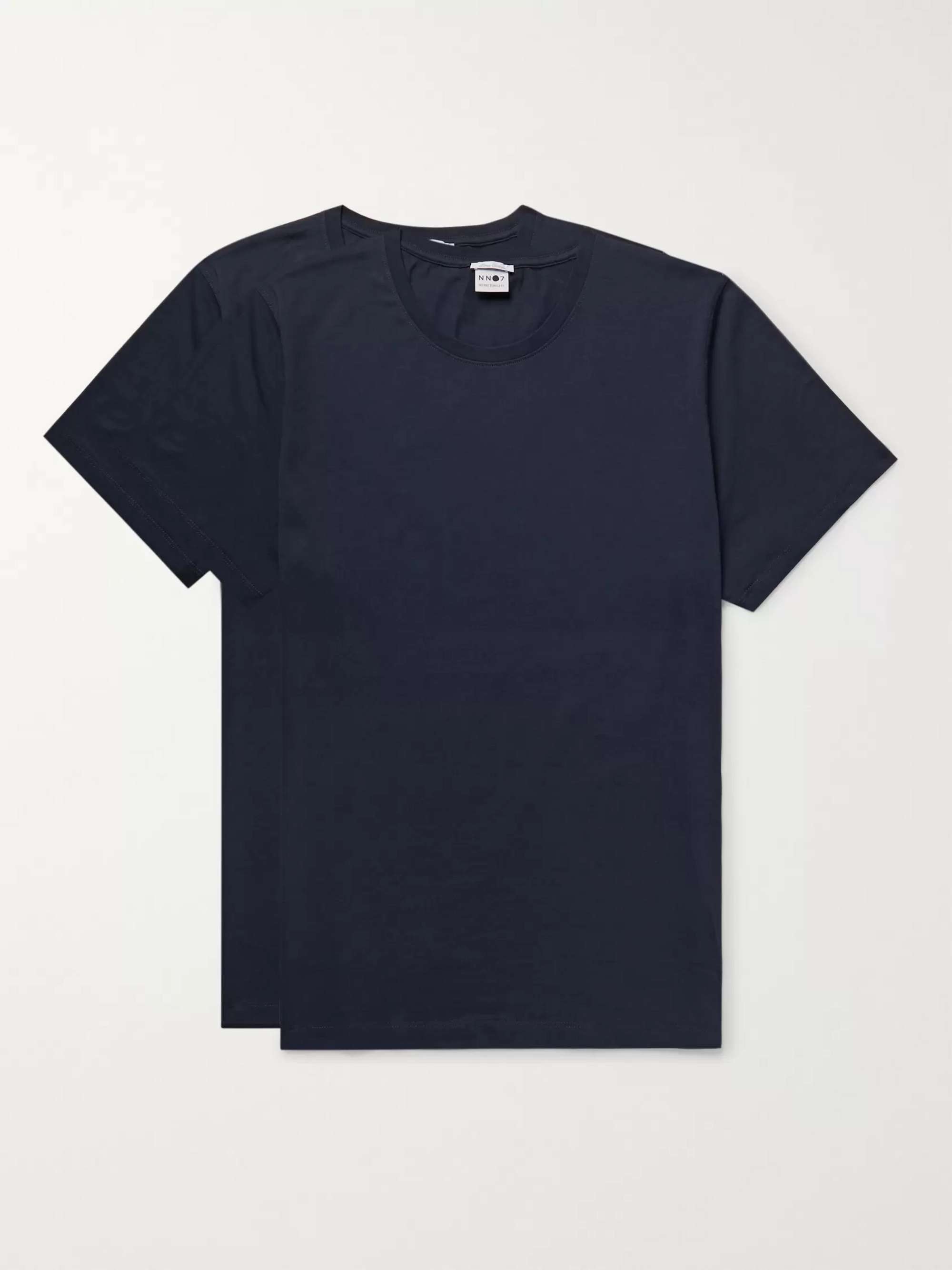 NN07 Two-Pack Pima Cotton-Jersey T-Shirts