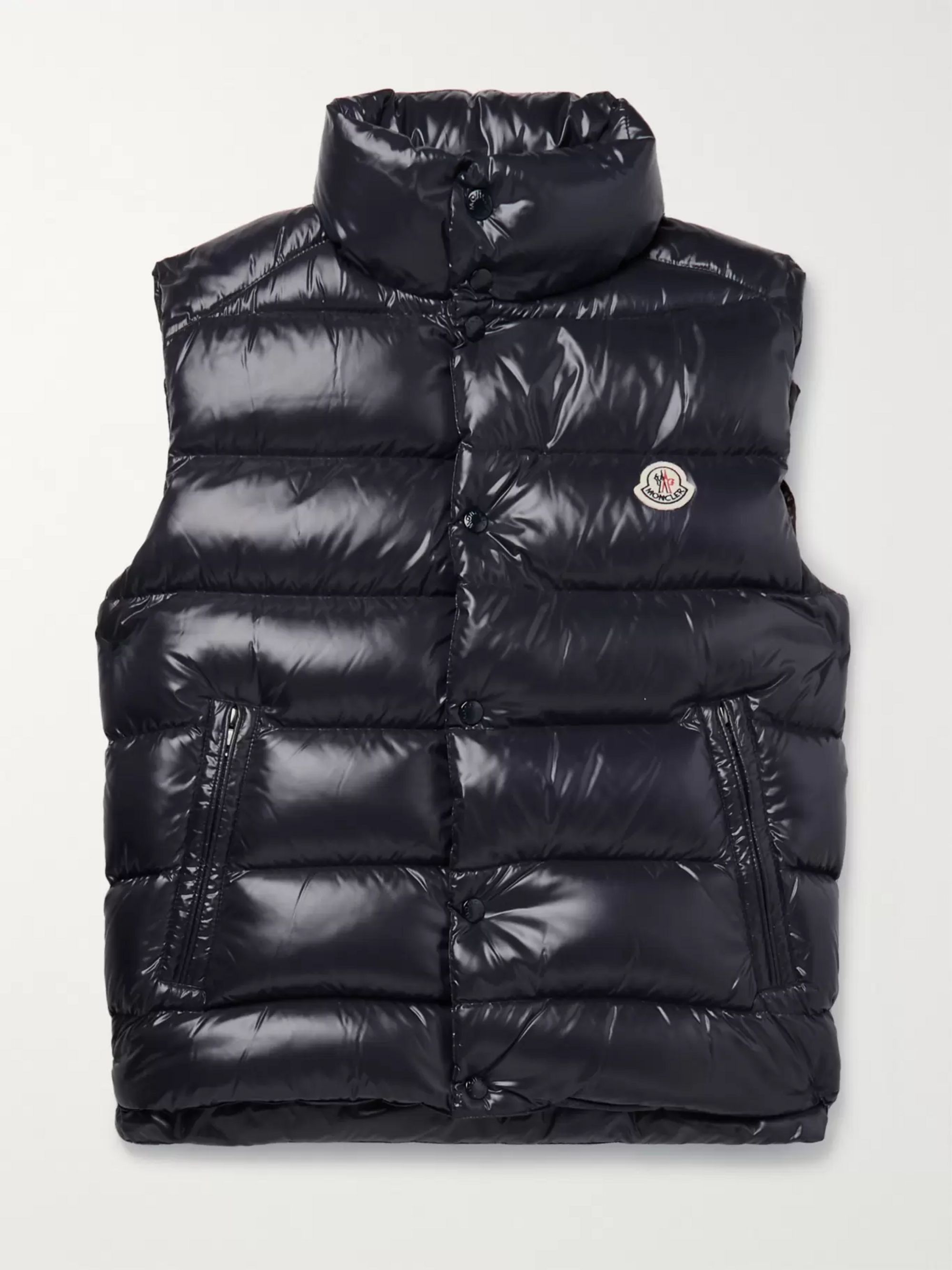 Navy Tib Slim-Fit Quilted Shell Down 