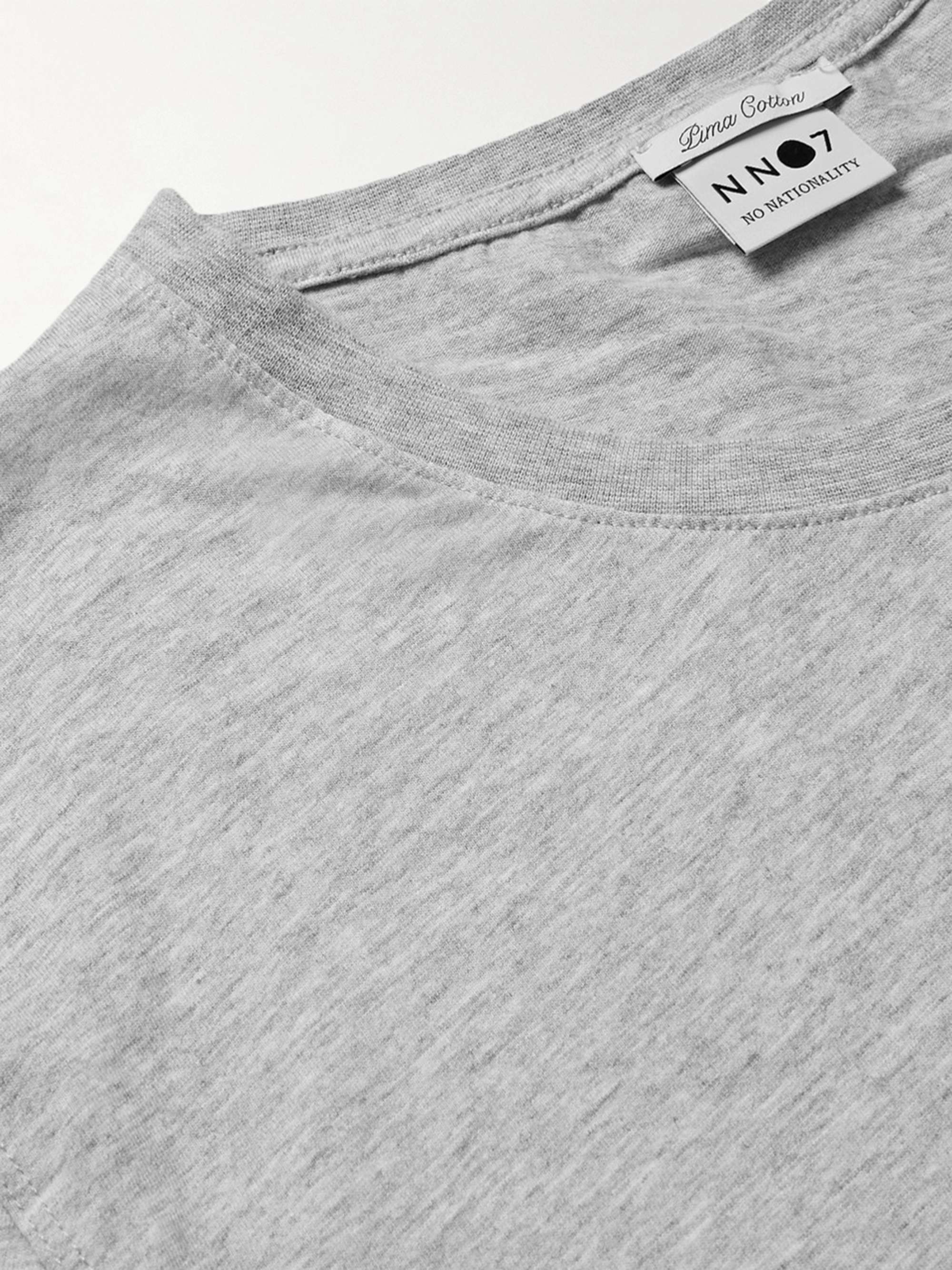 NN07 Mélange Pima Cotton-Jersey T-Shirt