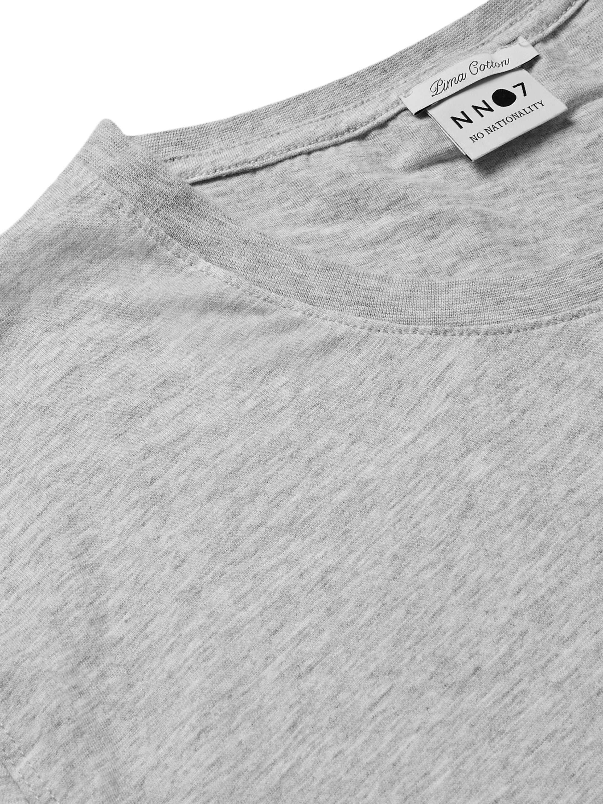 NN07 Two-Pack Mélange Pima Cotton-Jersey T-Shirts