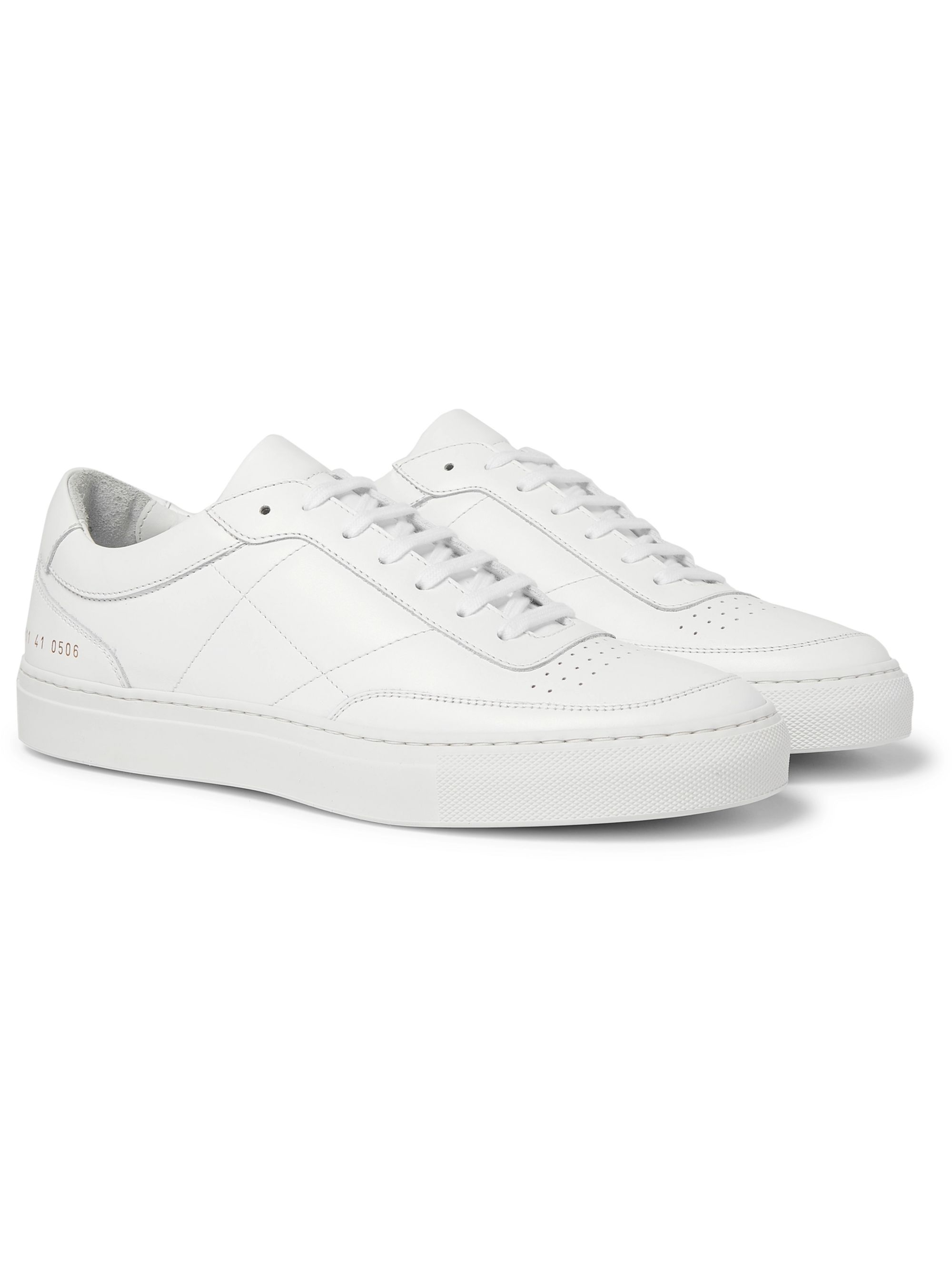 White Resort Classic Leather Sneakers 