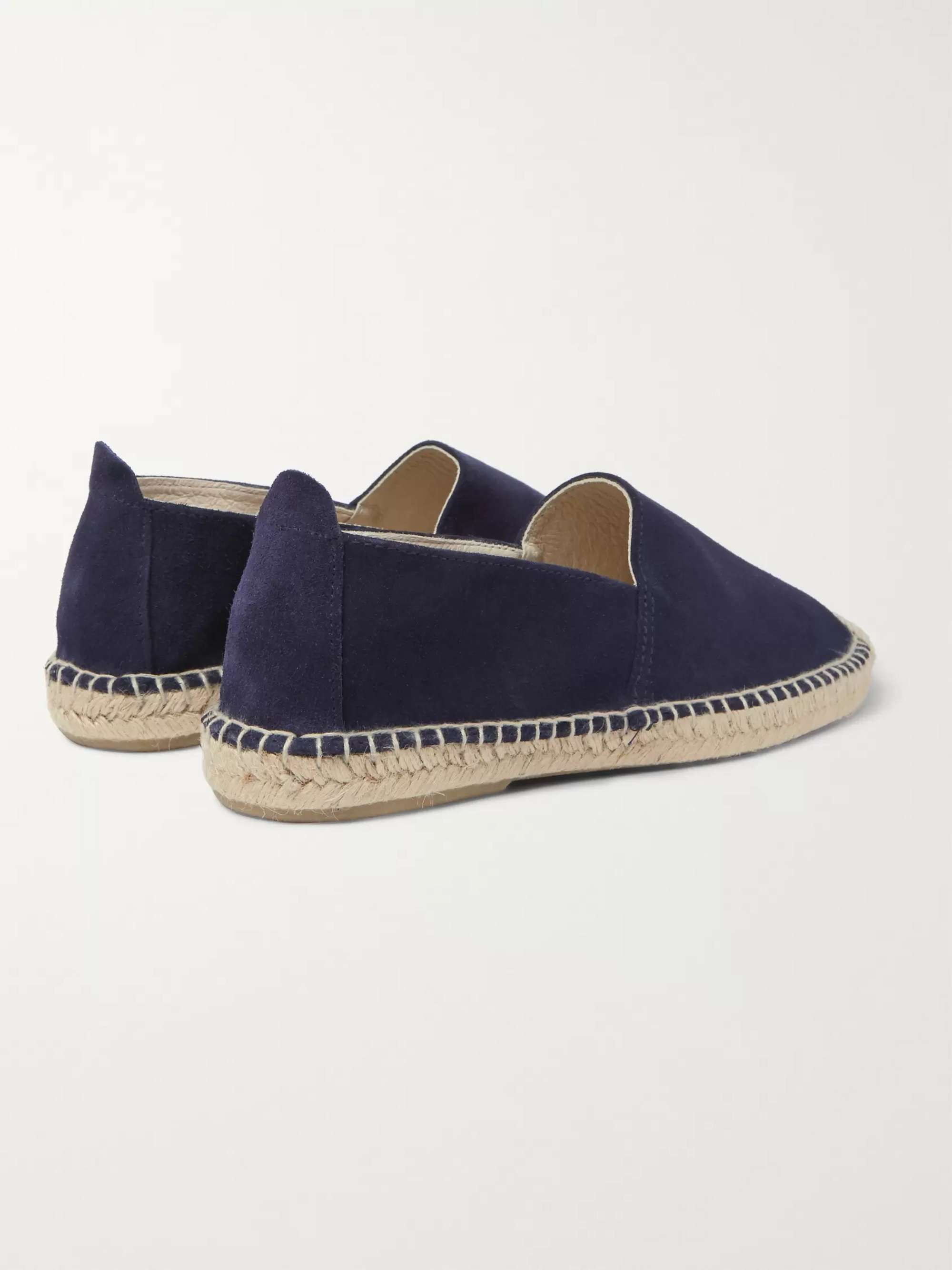 Anderson & Sheppard Suede Espadrilles in Blue for Men Mens Shoes Slip-on shoes Espadrille shoes and sandals 