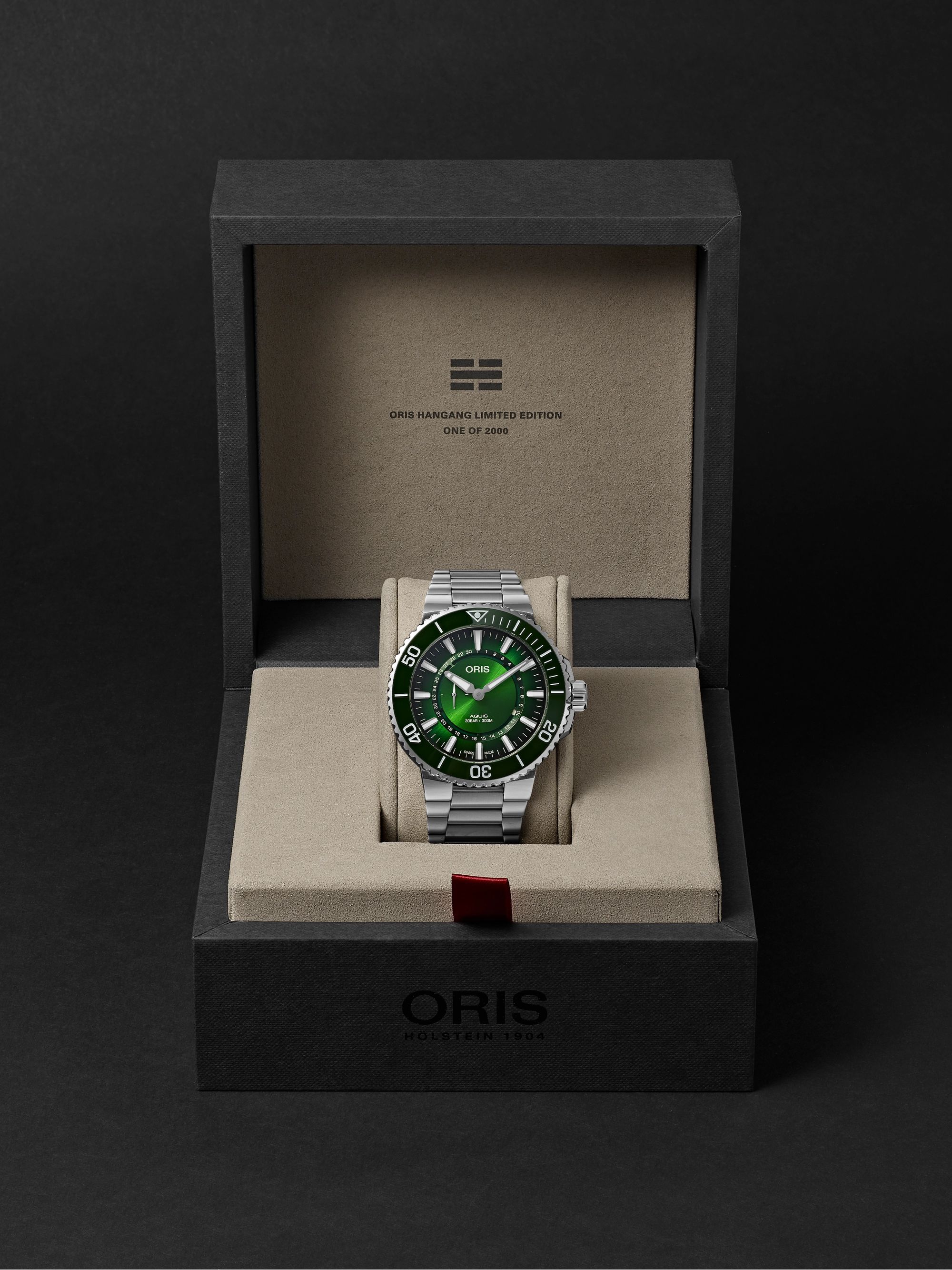 ORIS Hangang Limited Edition Automatic 43.5mm Stainless Steel Watch, Ref. No. 743 7734 4187-Set