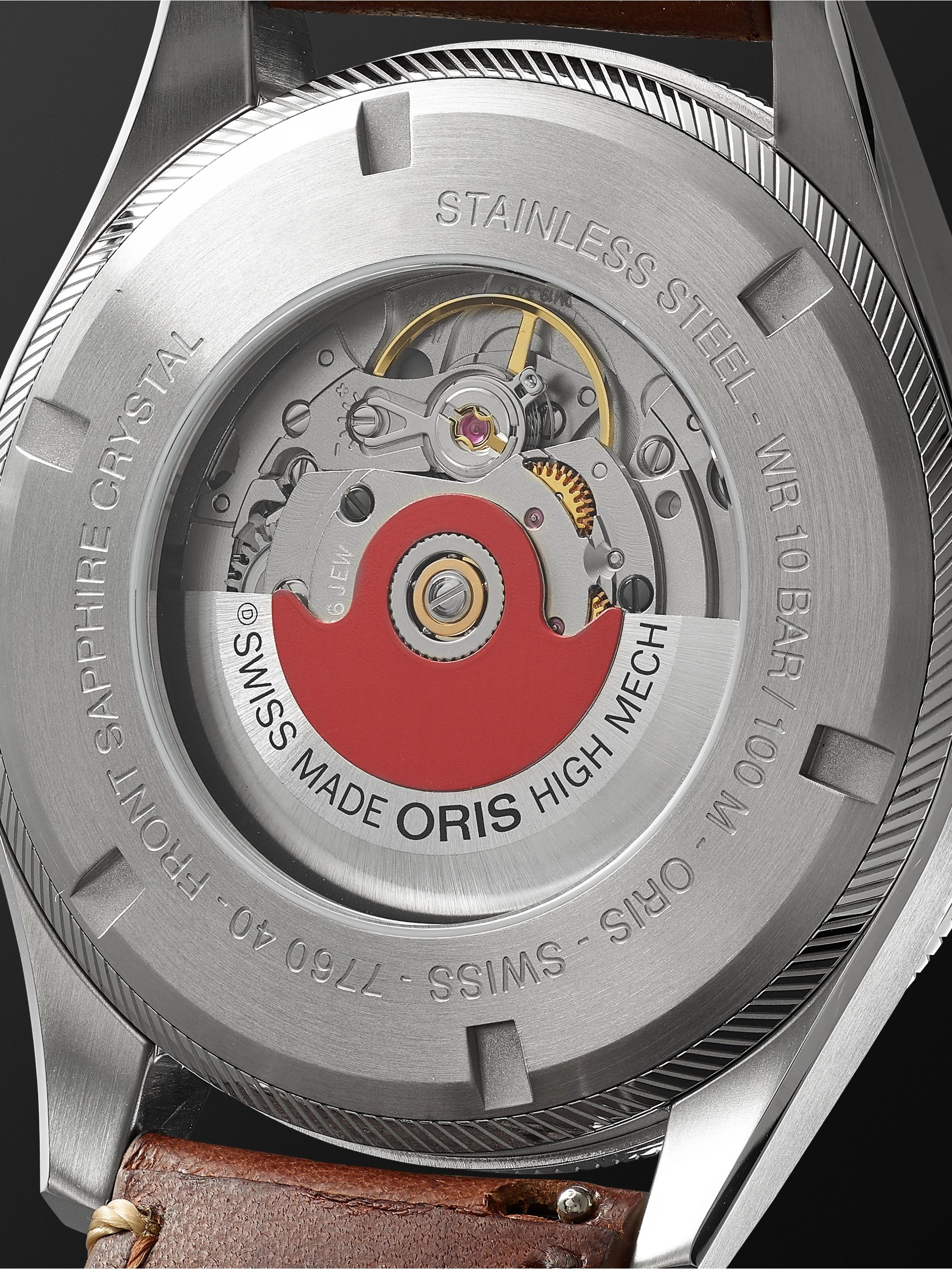 ORIS Big Crown ProPilot Big Day Date Automatic 44mm Stainless Steel and Leather Watch, Ref. No. 01 752 7760 4065-07 5 22 07LC