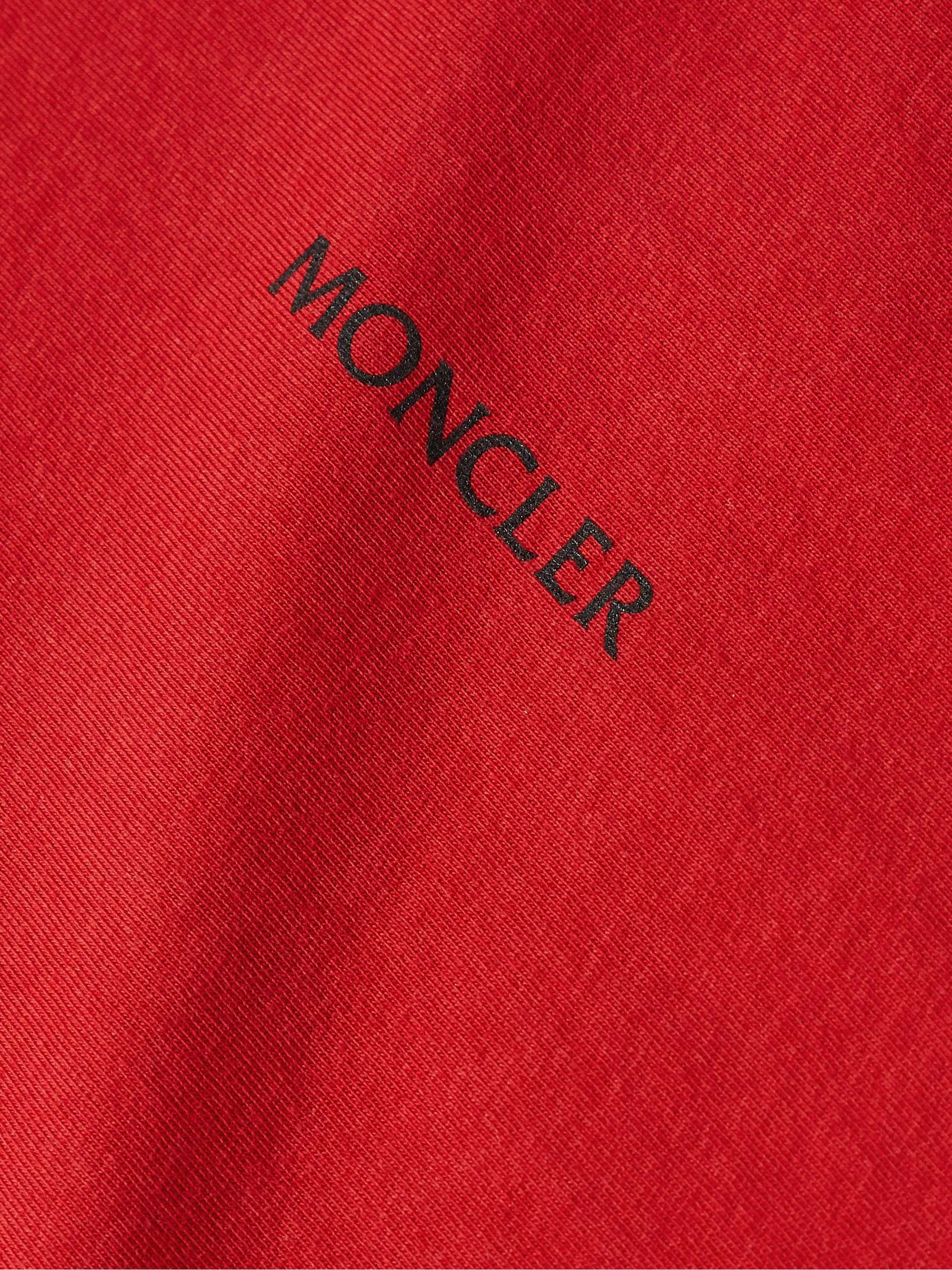 MONCLER Logo-Print Cotton-Jersey T-Shirt