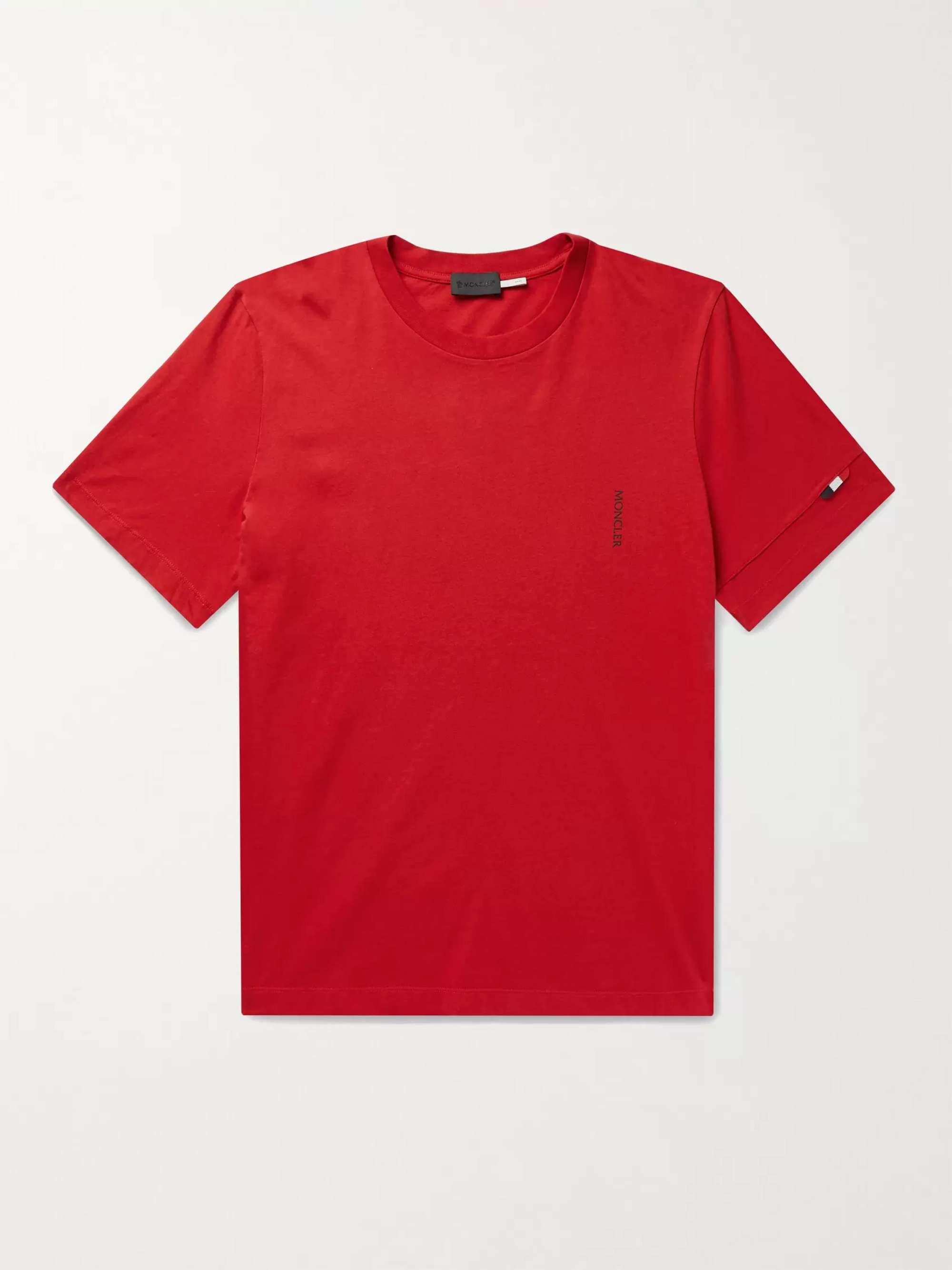MONCLER Logo-Print Cotton-Jersey T-Shirt