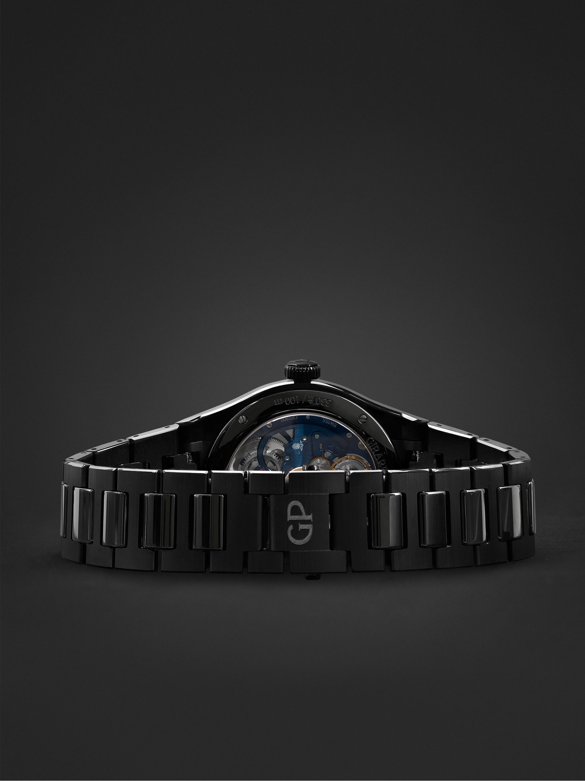 GIRARD-PERREGAUX Laureato Earth To Sky Automatic Skeleton 42mm Ceramic Watch, Ref. No. 81015-32-432-32A