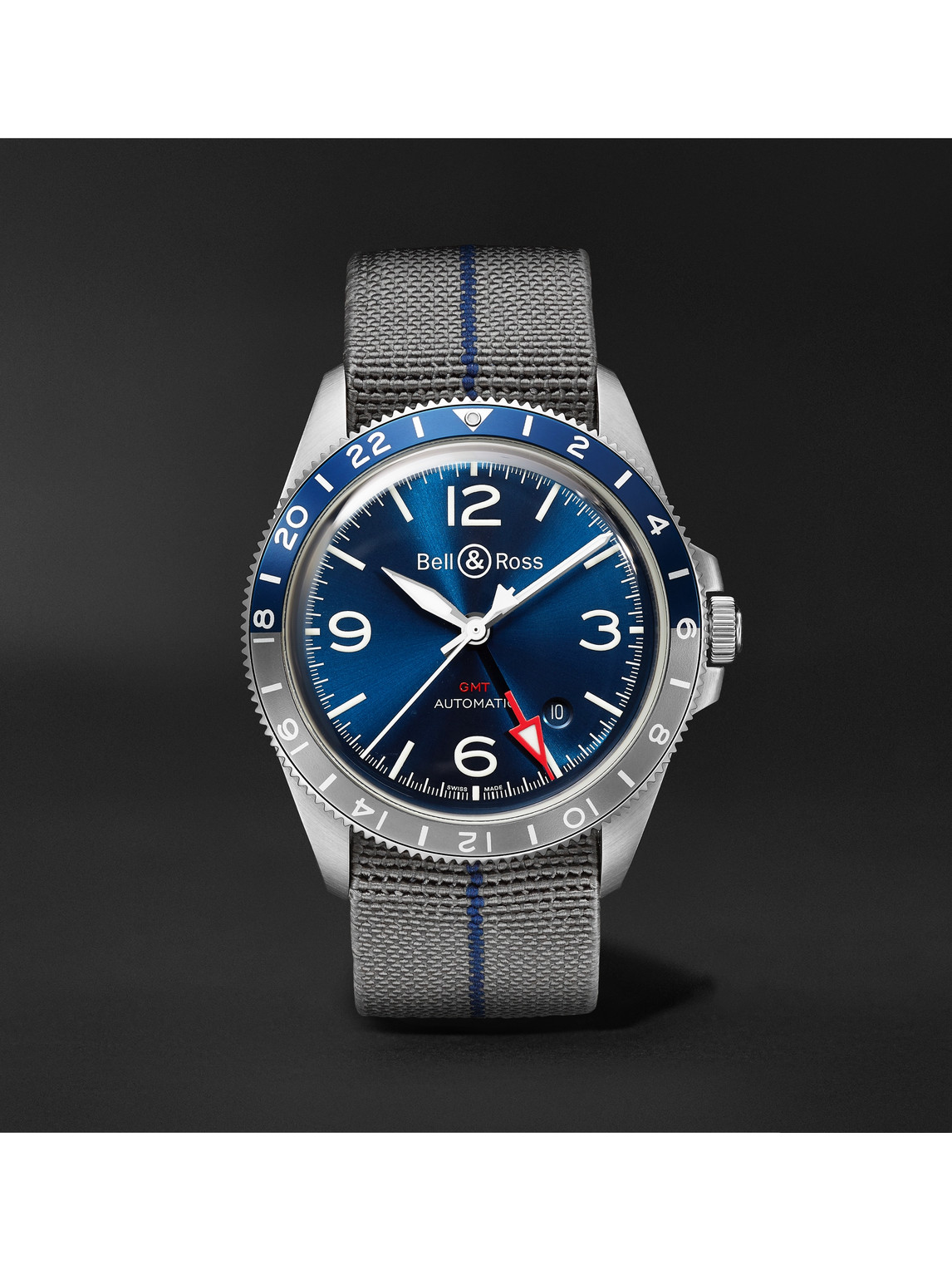 BR V2-93 GMT Automatic 41mm Steel Watch