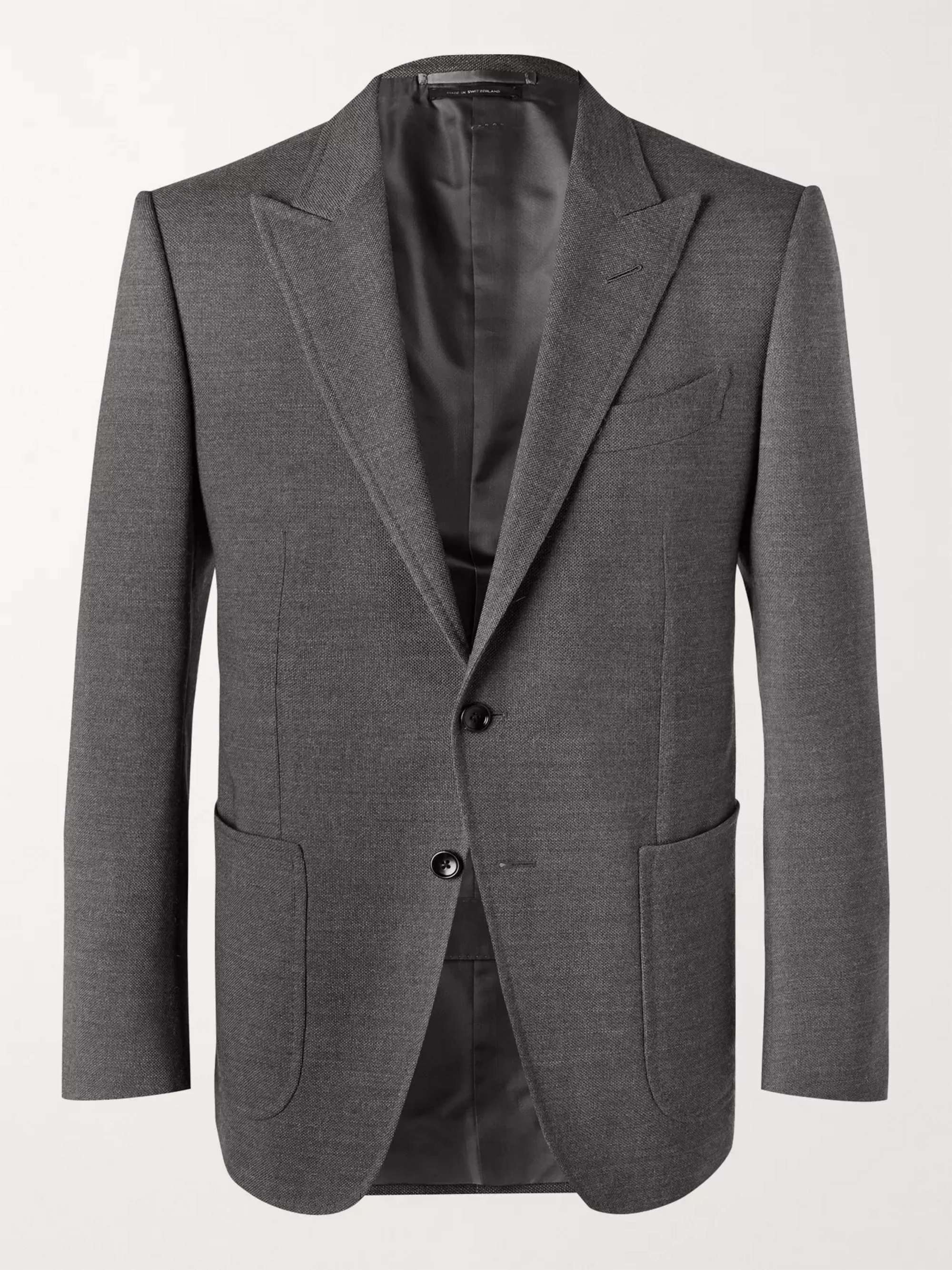 TOM FORD O'Connor Slim-Fit Wool-Blend Suit Jacket