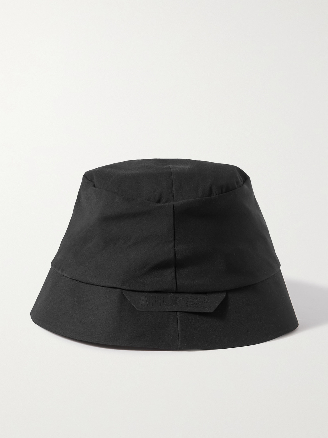 Affix Stow Stretch-shell Bucket Hat In Black