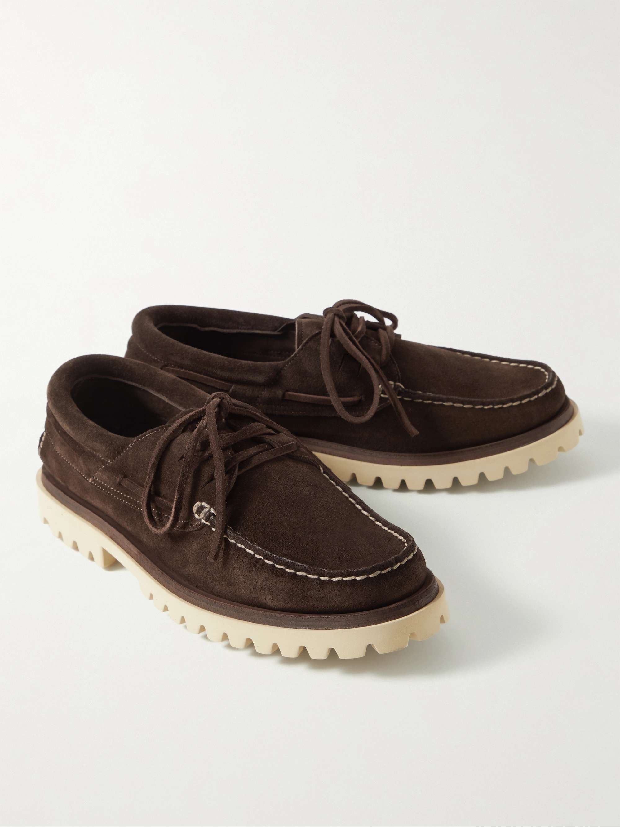 OFFICINE CREATIVE Heritage Suede Boat Shoes