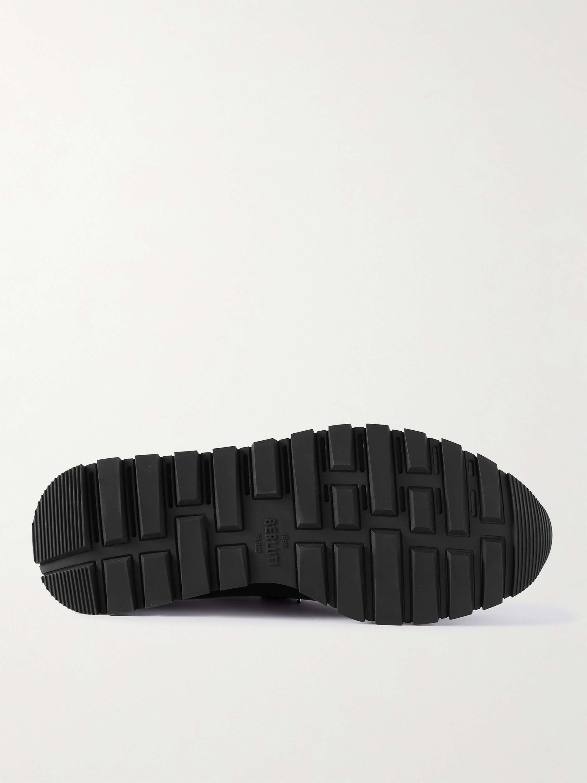 BERLUTI Fast Track Scritto Venezia Leather Sneakers
