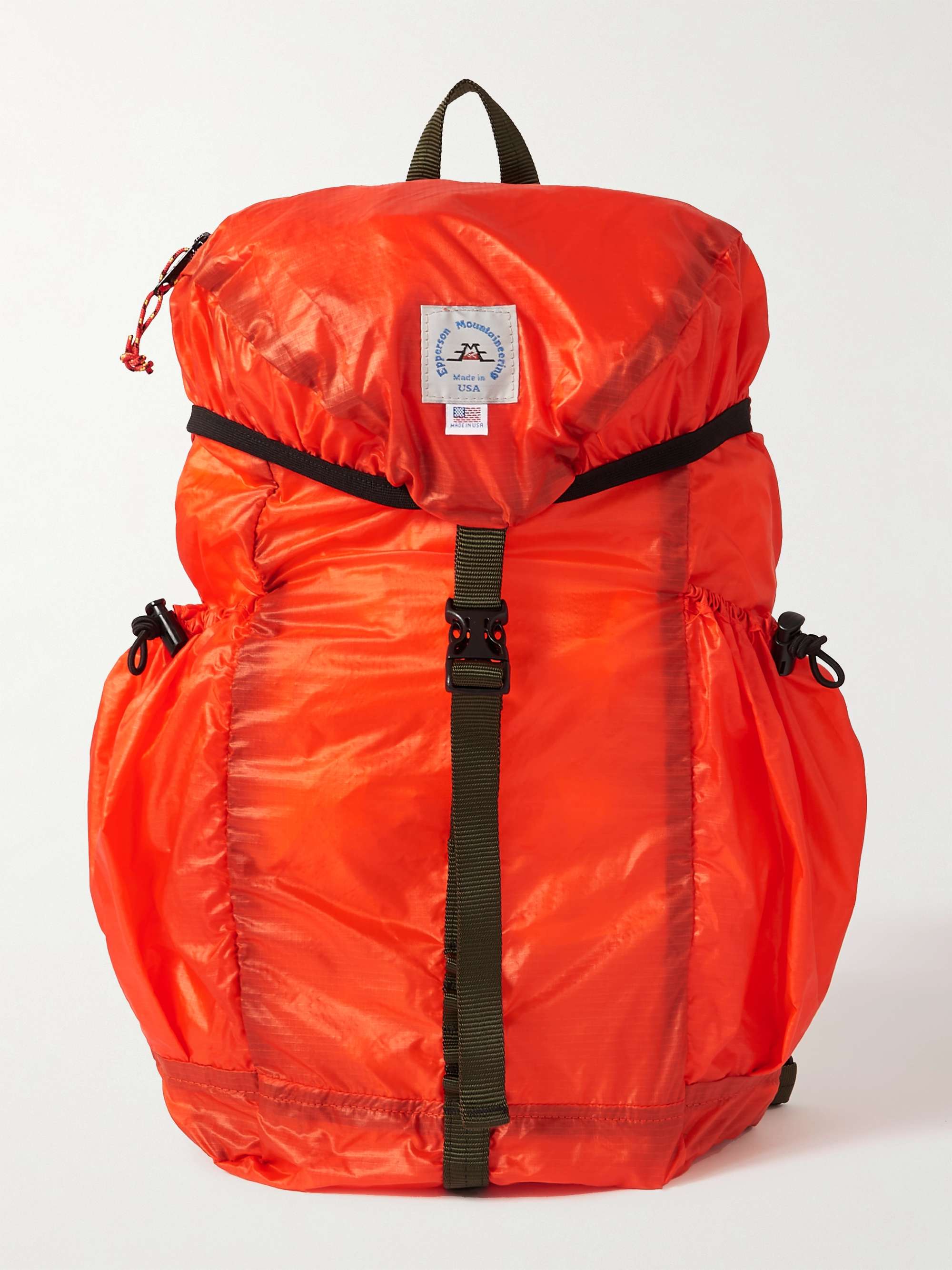 Green Climb Pack Large Logo-Appliquéd Recycled CORDURA Backpack 