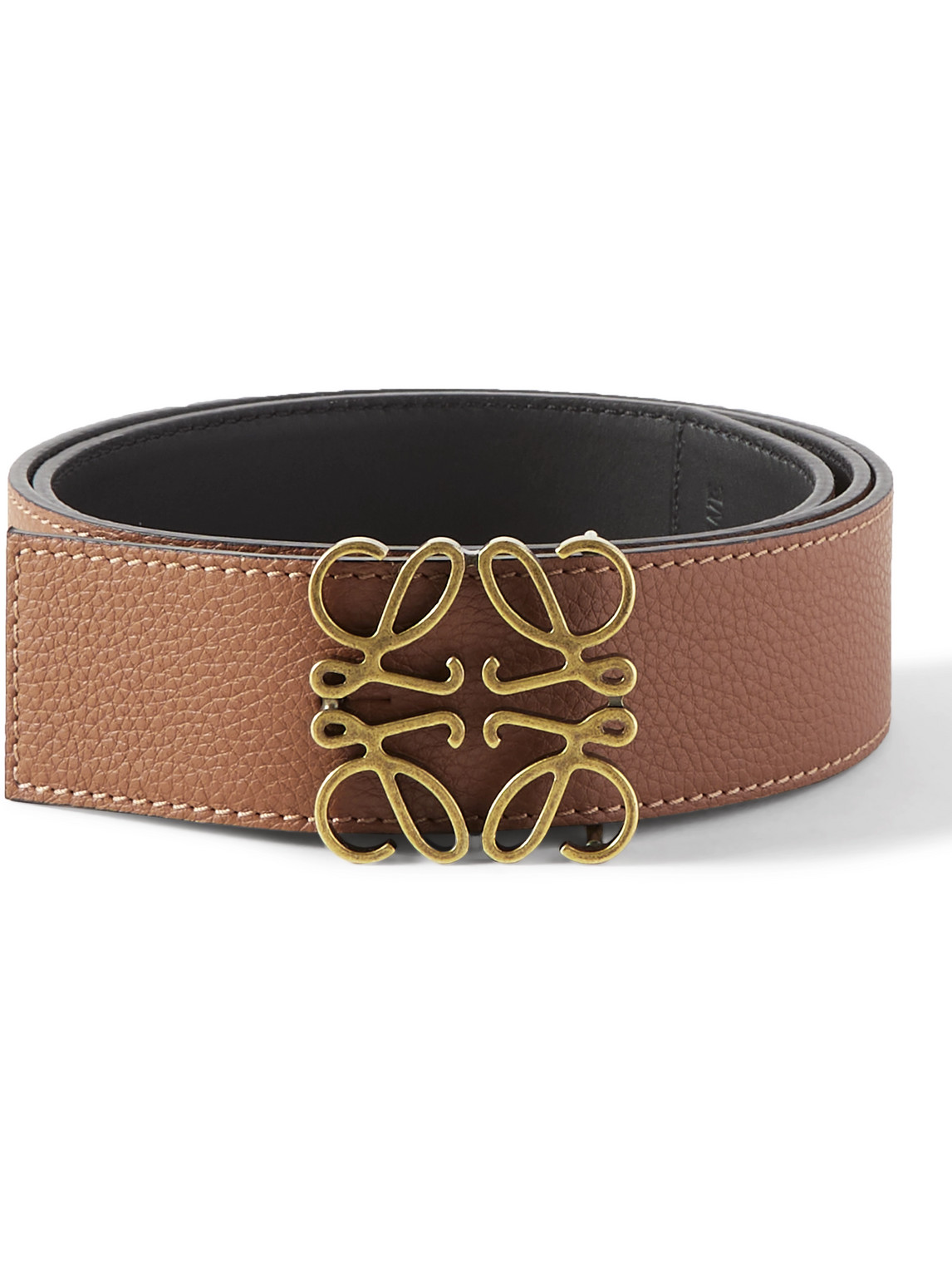 4cm Anagram Reversible Leather Belt