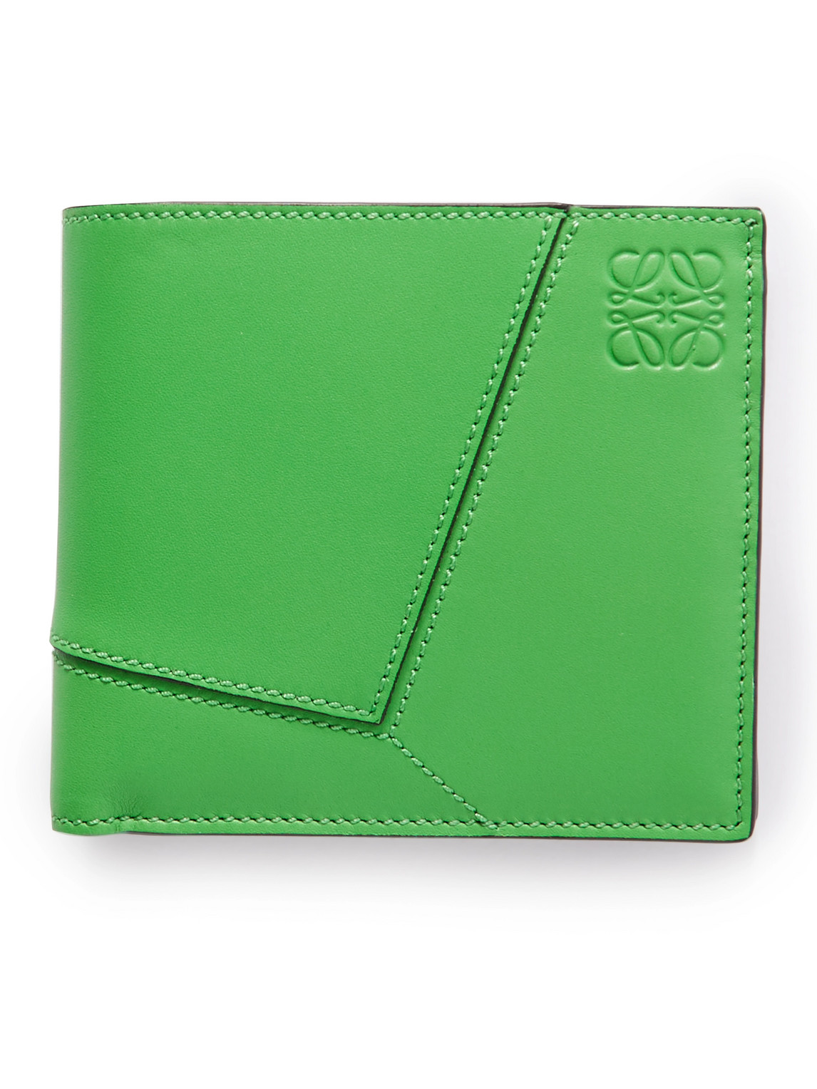Puzzle Leather Bilfold Wallet