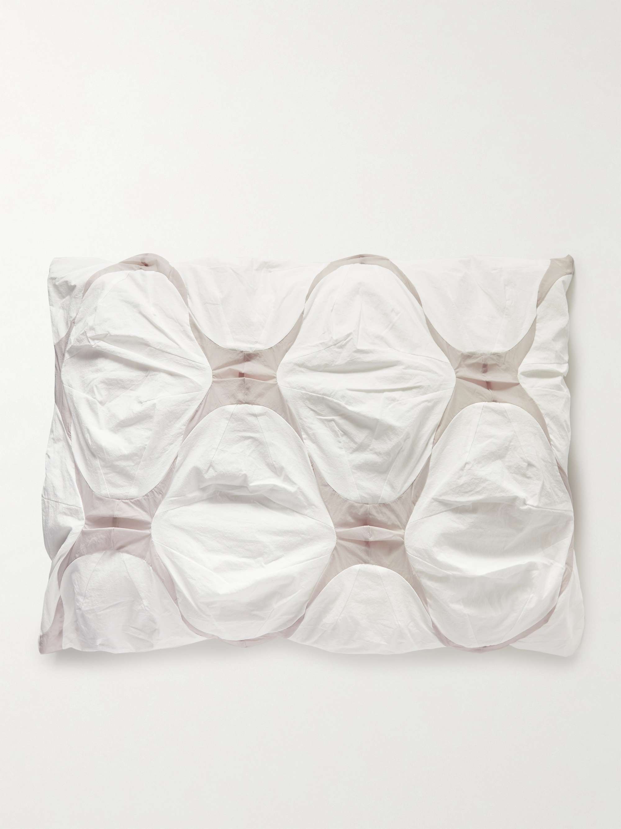POST ARCHIVE FACTION 4.0+ Left Quilted Cotton and Shell Pillow Case