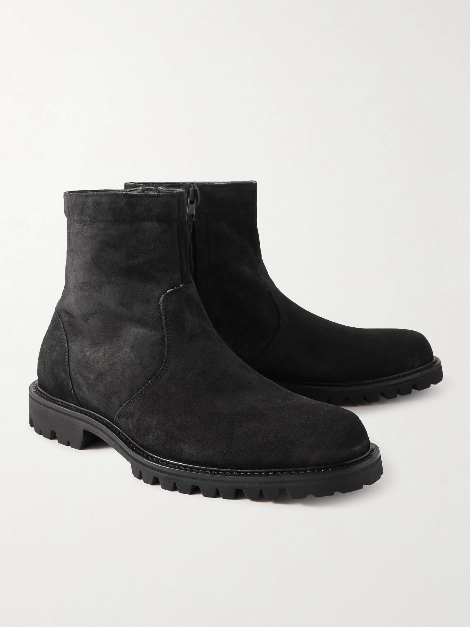 MR P. Olie Shearling-Lined Suede Boots