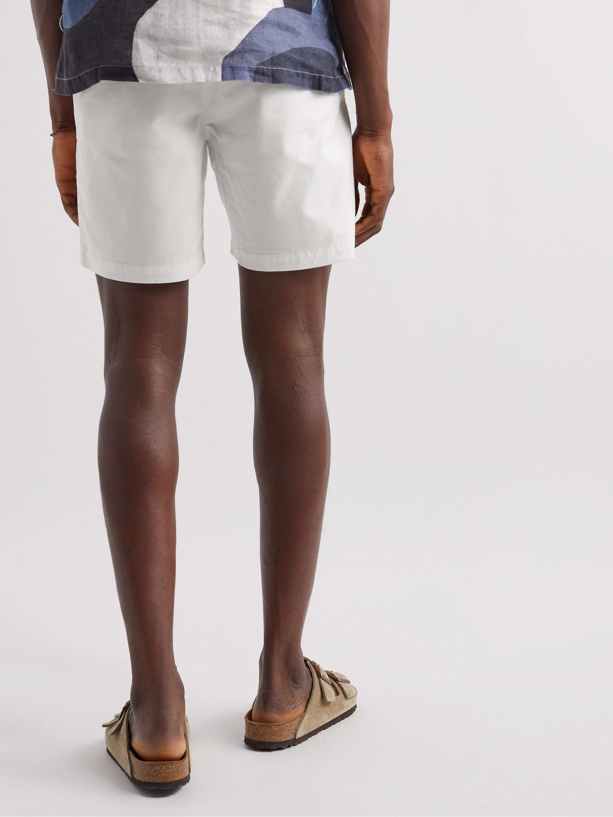 CLUB MONACO Baxter Slim-Fit Stretch-Cotton Twill Shorts