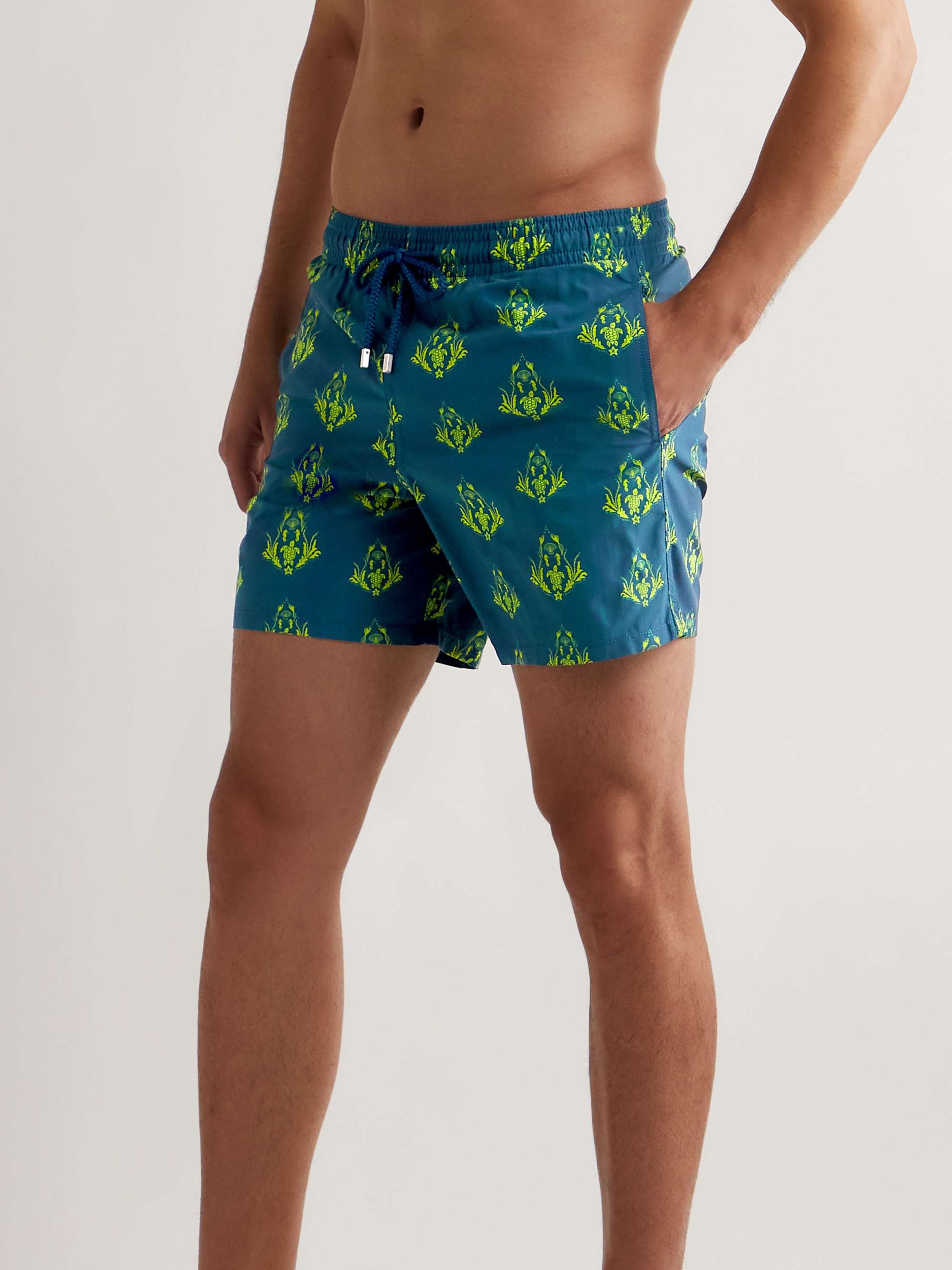 VILEBREQUIN Moorea Mid-Length Printed Swim Shorts