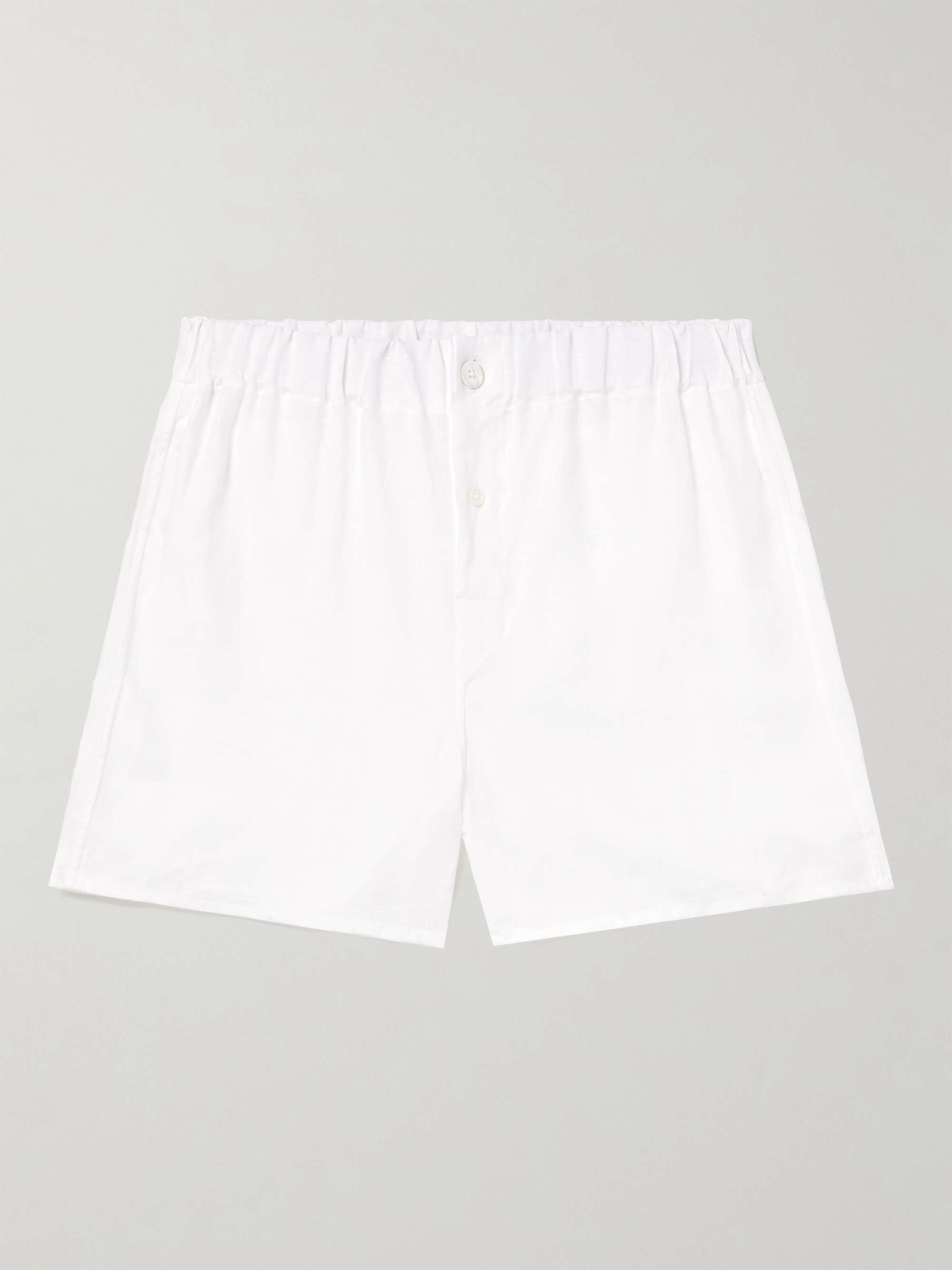 Mens Clothing Underwear Boxers Handvaerk Pima Cotton-jersey Boxer Briefs in White for Men 