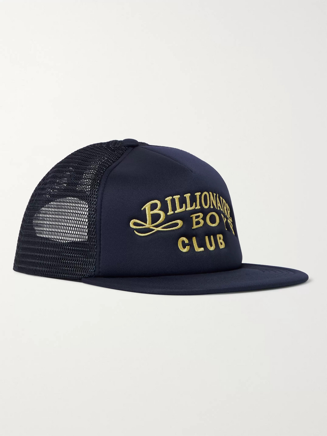 Billionaire Boys Club Logo-embroidered Mesh And Neoprene Baseball Cap In Blue