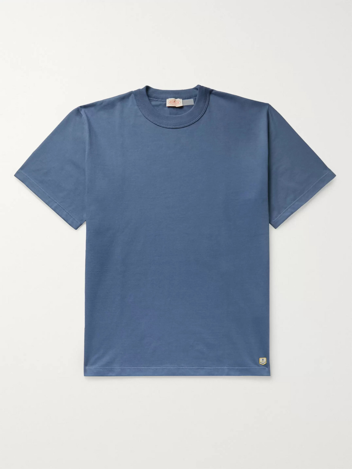 Armor-lux Cotton-jersey T-shirt In Blue