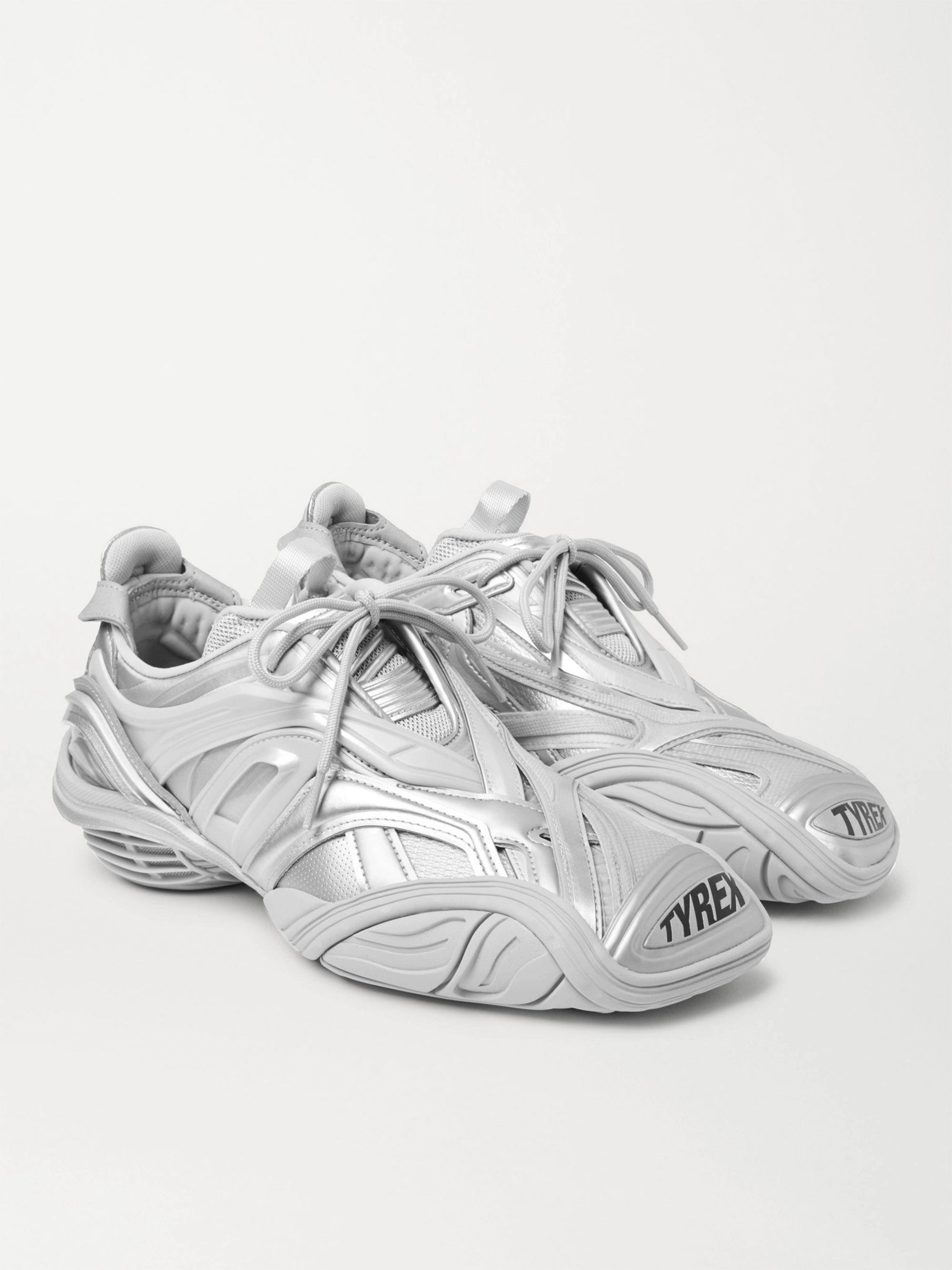 balenciaga silver sneakers