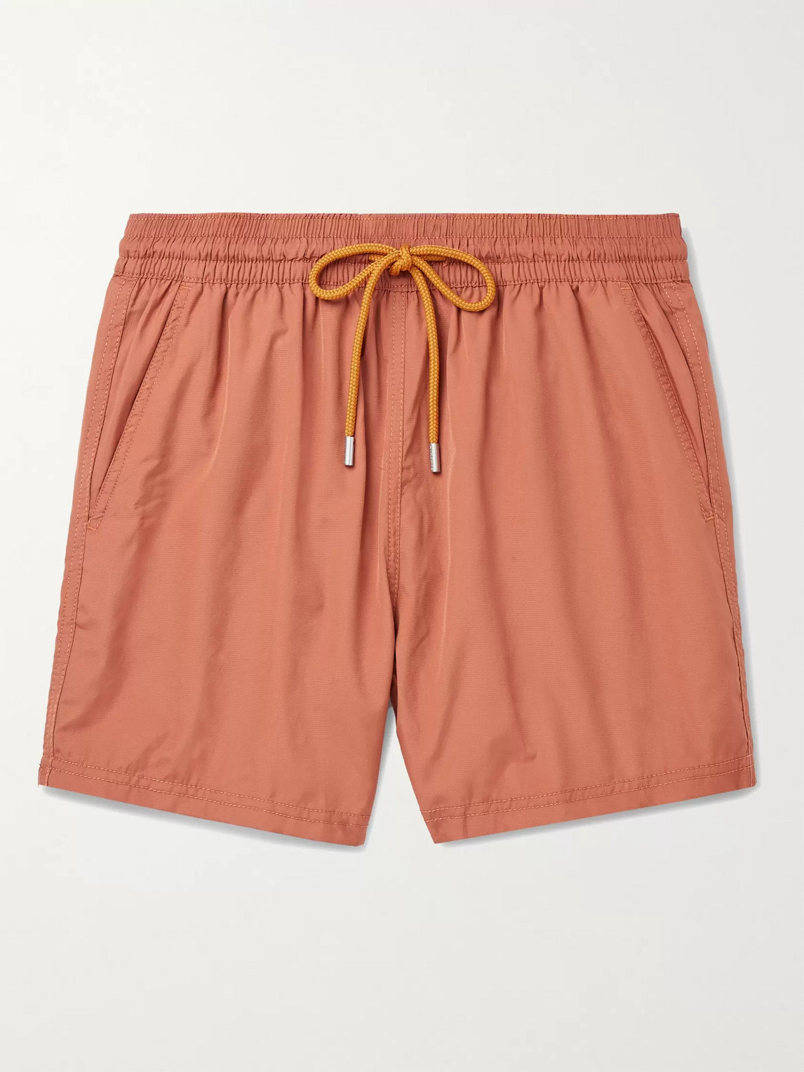 Atalaye Fregate Short-length Seaqual Swim Shorts In Orange