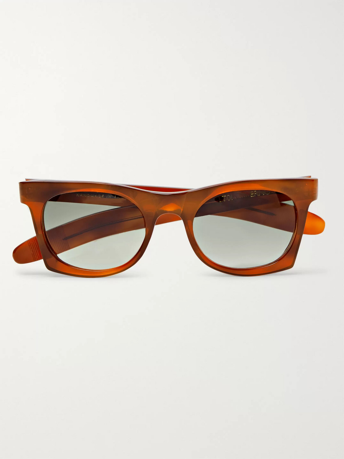 Kirk Originals Erno Square-frame Acetate Polarised Sunglasses In Brown