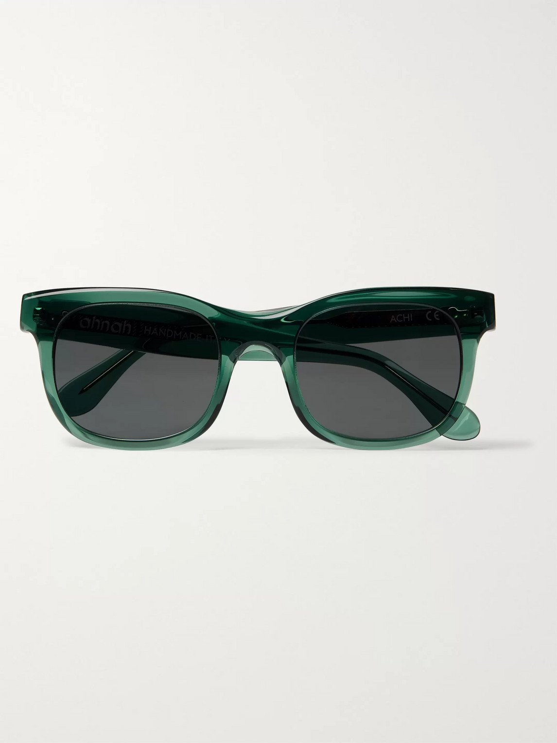 Ahnah Bosco D-frame Tortoiseshell Bio-acetate Sunglasses In Blue
