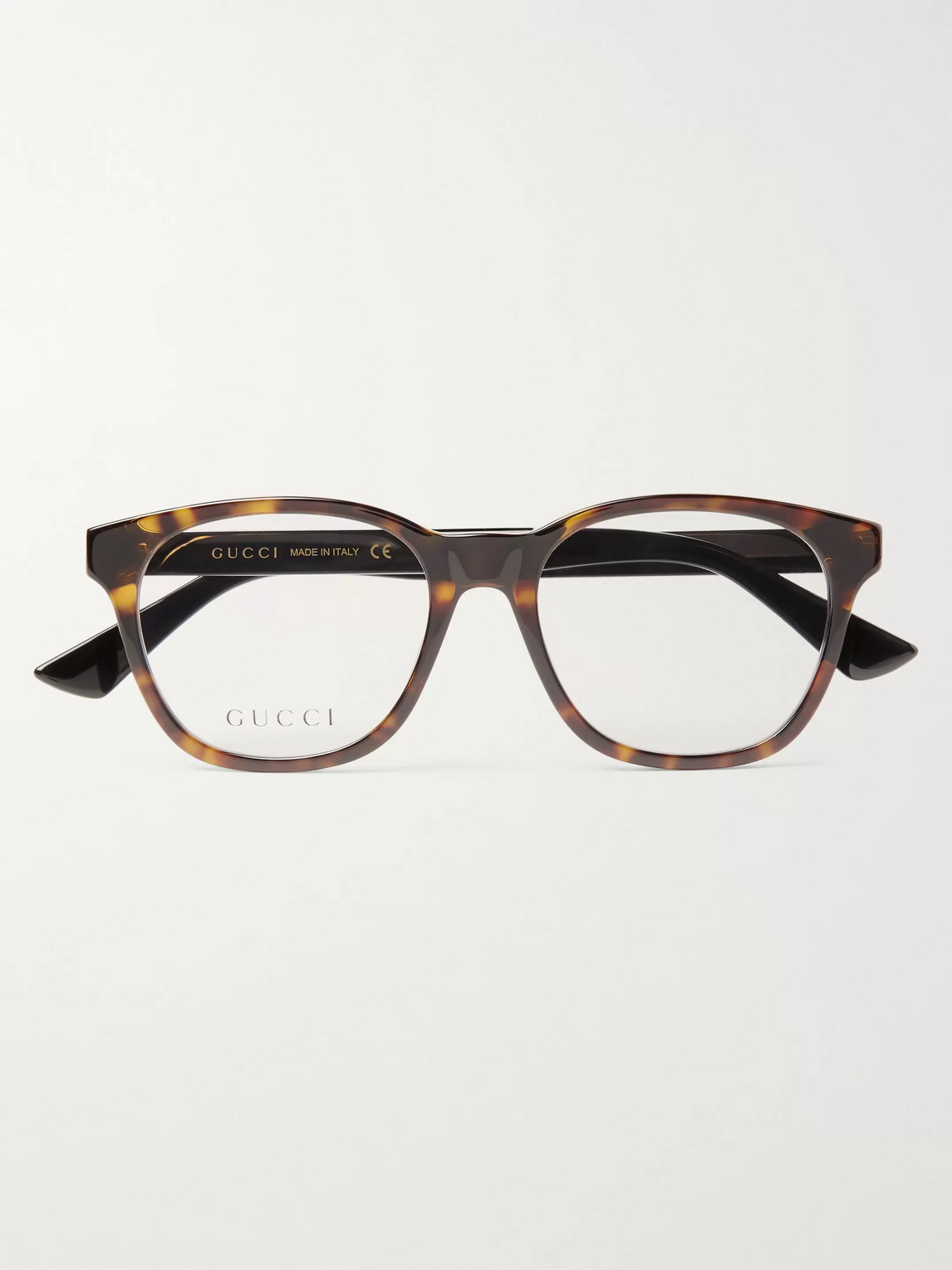 Gucci Square-frame Tortoiseshell Acetate Optical Glasses In Brown