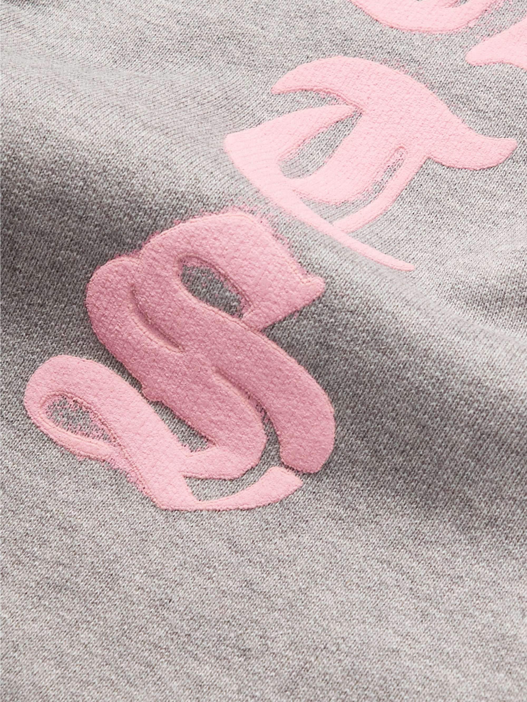 VETEMENTS Tapered Logo-Print Cotton-Blend Jersey Sweatpants